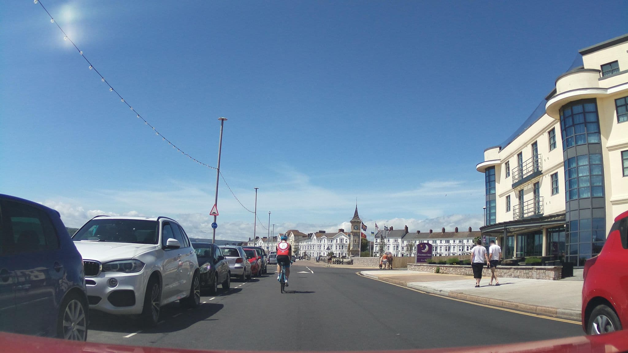 Street view near Premier Inn Exmouth Seafront hotel, Exmouth — © southglos (CC BY-SA · Mapillary)