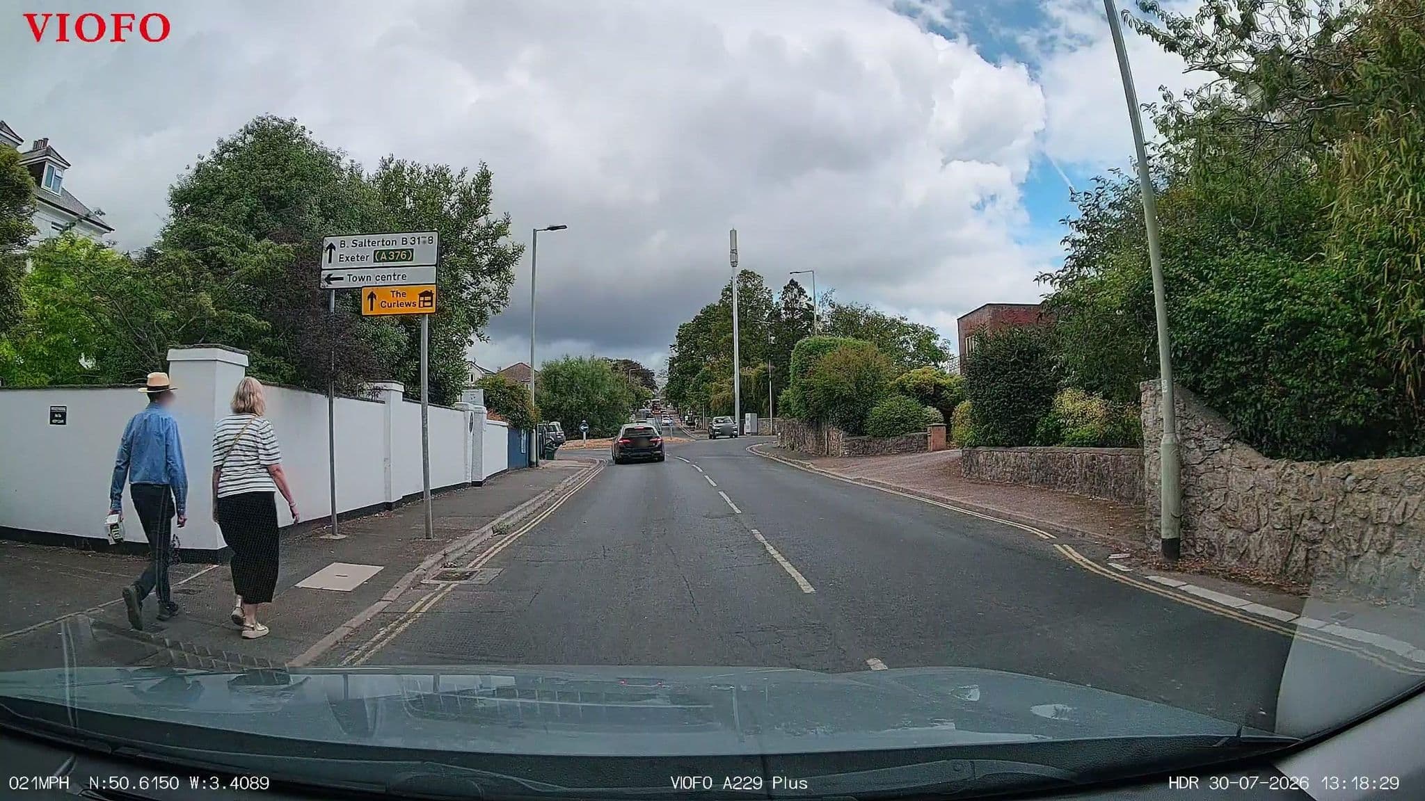 Street view near The Swallows, Exmouth — © RyanBush (CC BY-SA · Mapillary)