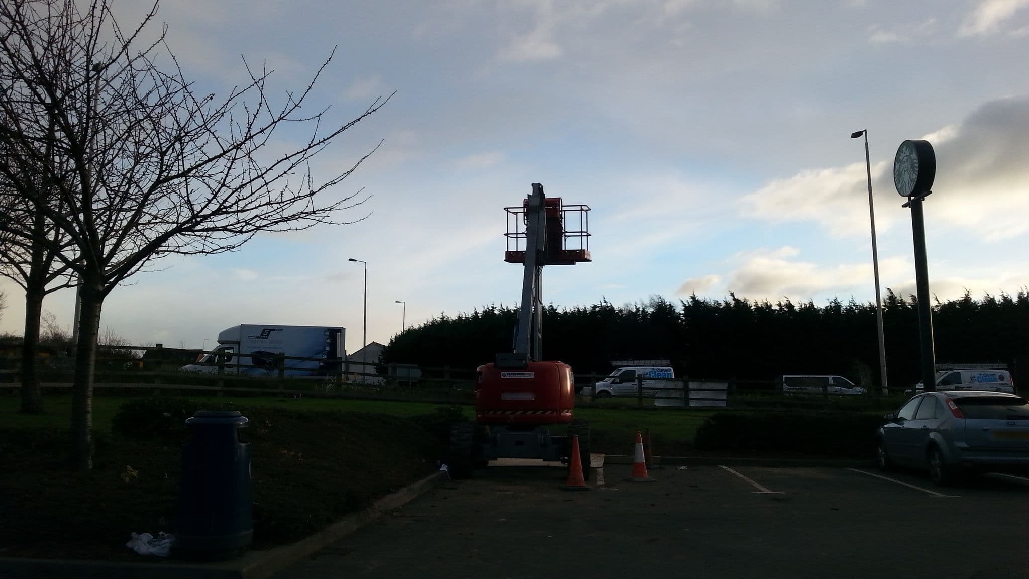 Street view near Travelodge Peterborough Eye Green, Eye — © adam2 (CC BY-SA · Mapillary)