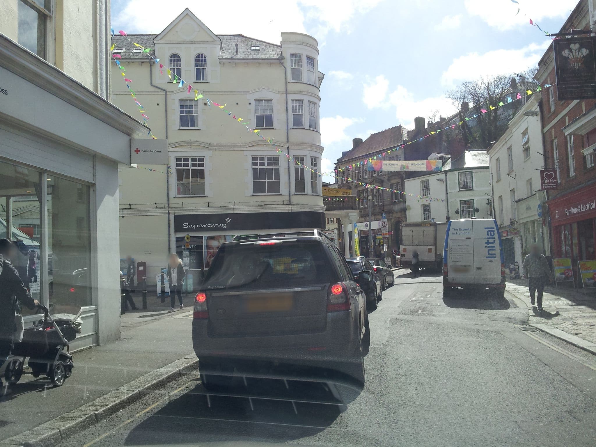Street view near Prince Of Wales, Falmouth — © adam2 (CC BY-SA · Mapillary)