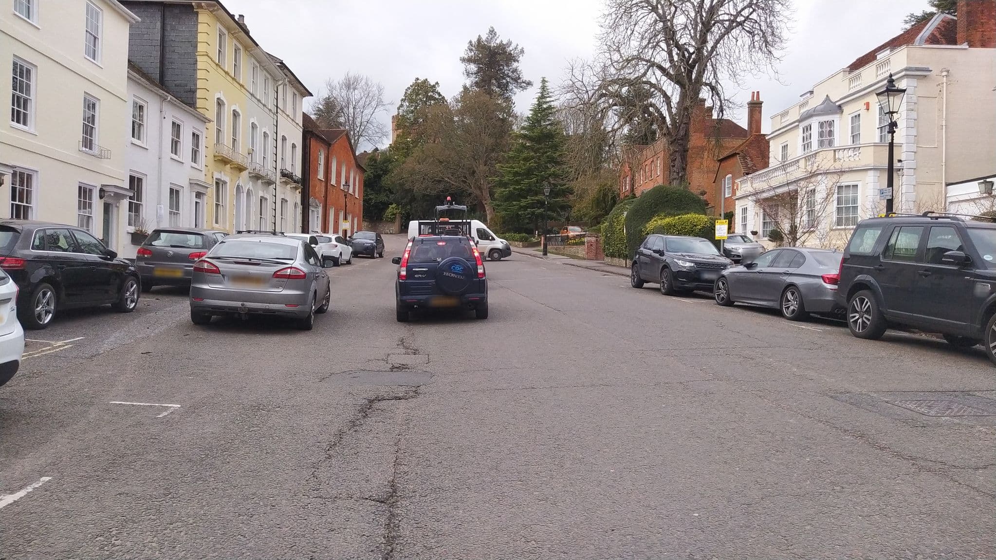 Street view near Historic 1Bd Cottage In Heart Of Farnham, Farnham — © noid (CC BY-SA · Mapillary)