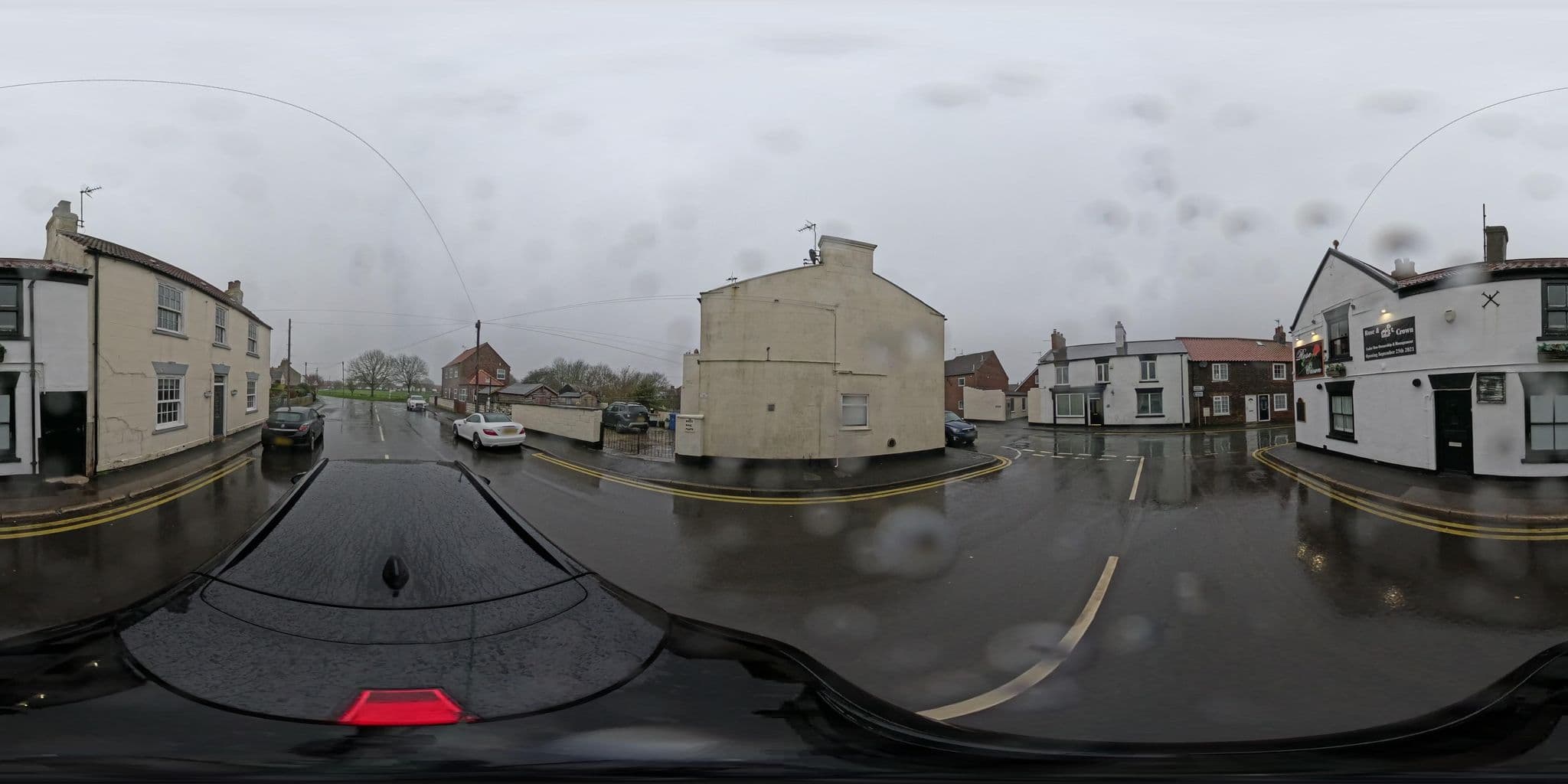 Street view near Rose & Crown Hotel, Flamborough — © nicholass (CC BY-SA · Mapillary)