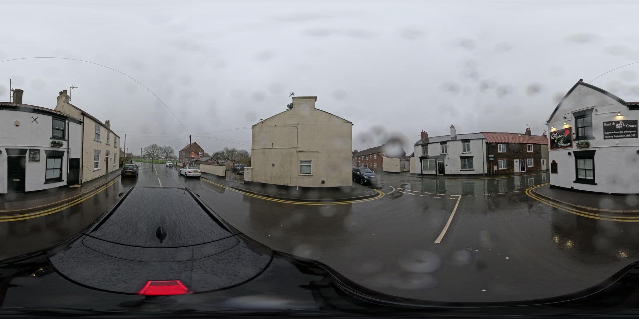 Street view near Rose & Crown Hotel, Flamborough — © nicholass (CC BY-SA · Mapillary)