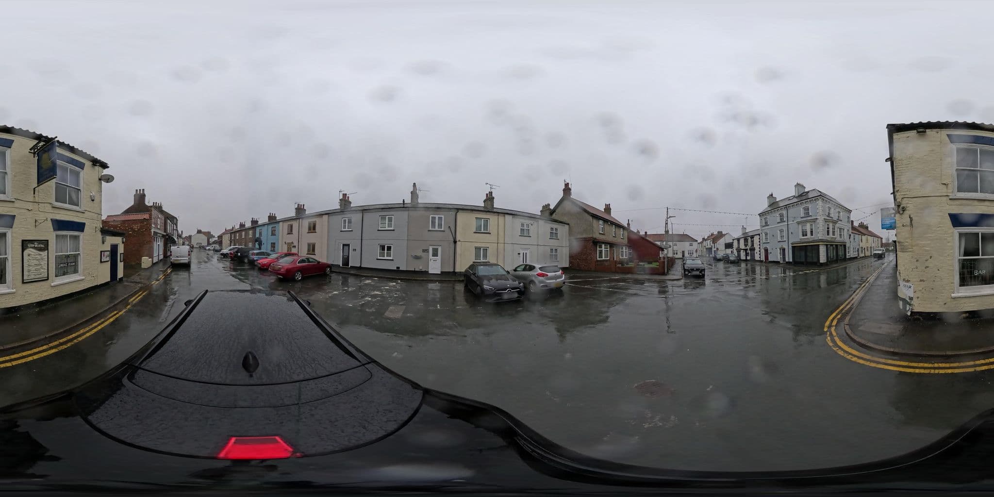 Street view near The Ship Inn, Flamborough — © nicholass (CC BY-SA · Mapillary)