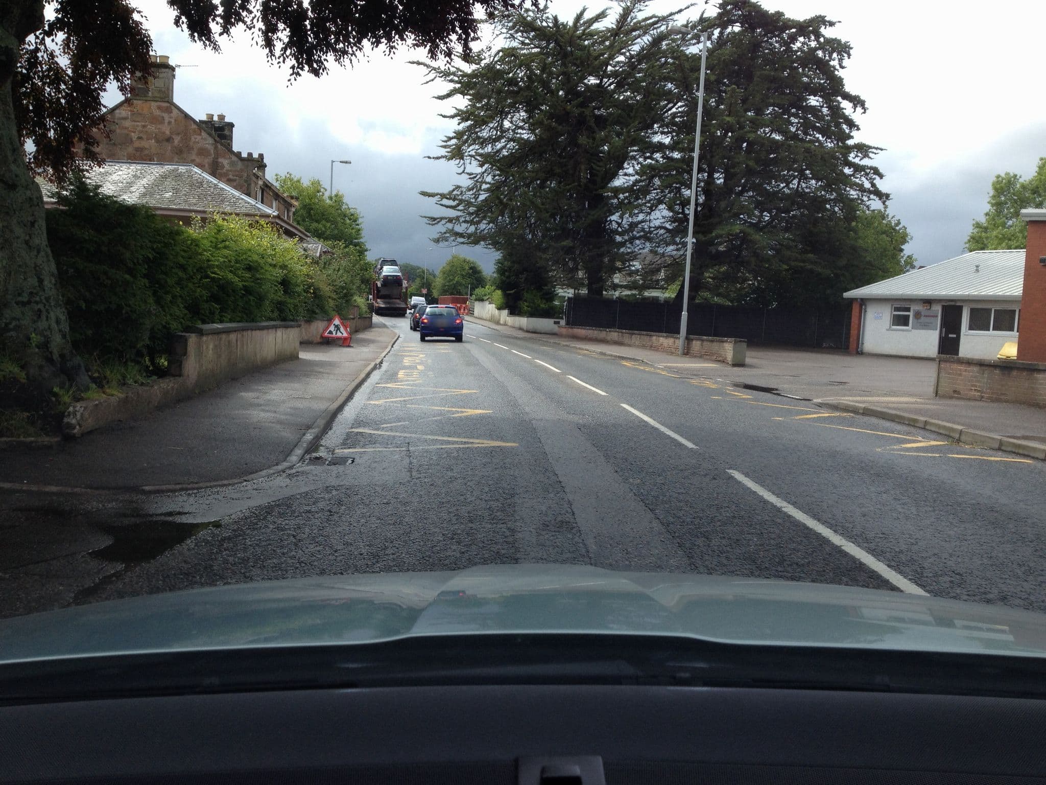Street view near Forres Cottages, Forres — © hobgoblin (CC BY-SA · Mapillary)