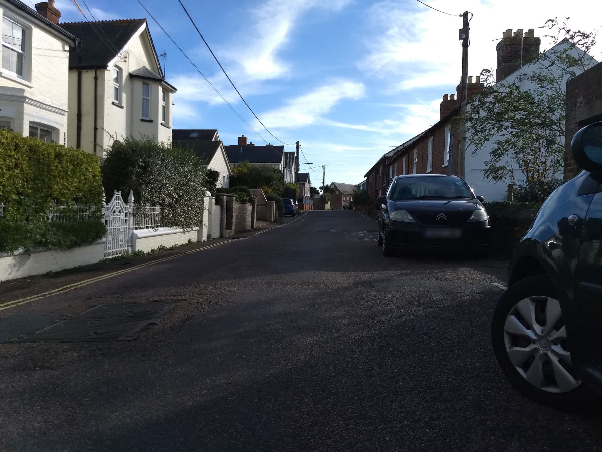 Street view near The Old Mill, Freshwater — © mappernerd (CC BY-SA · Mapillary)