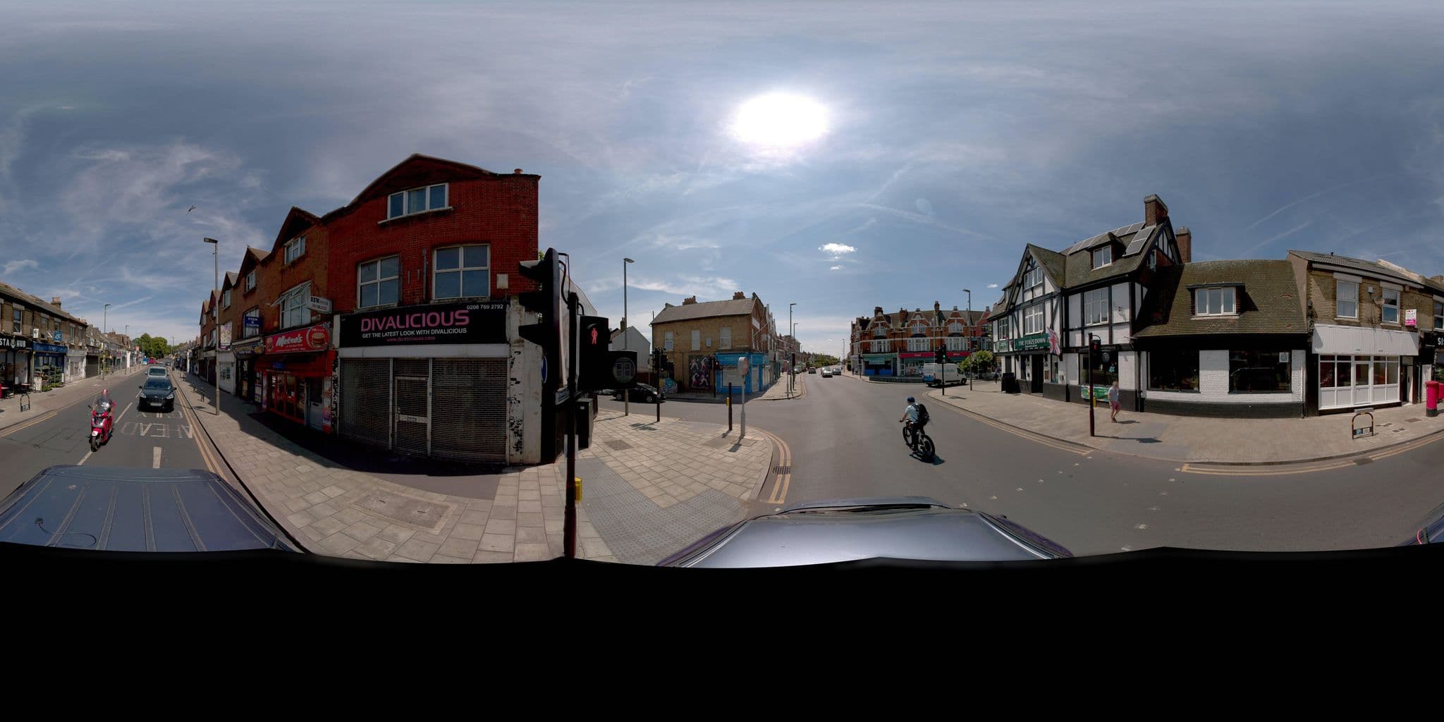 Street view near Furzedown Brasserie, Furzedown — © jeffreymartin (CC BY-SA · Mapillary)