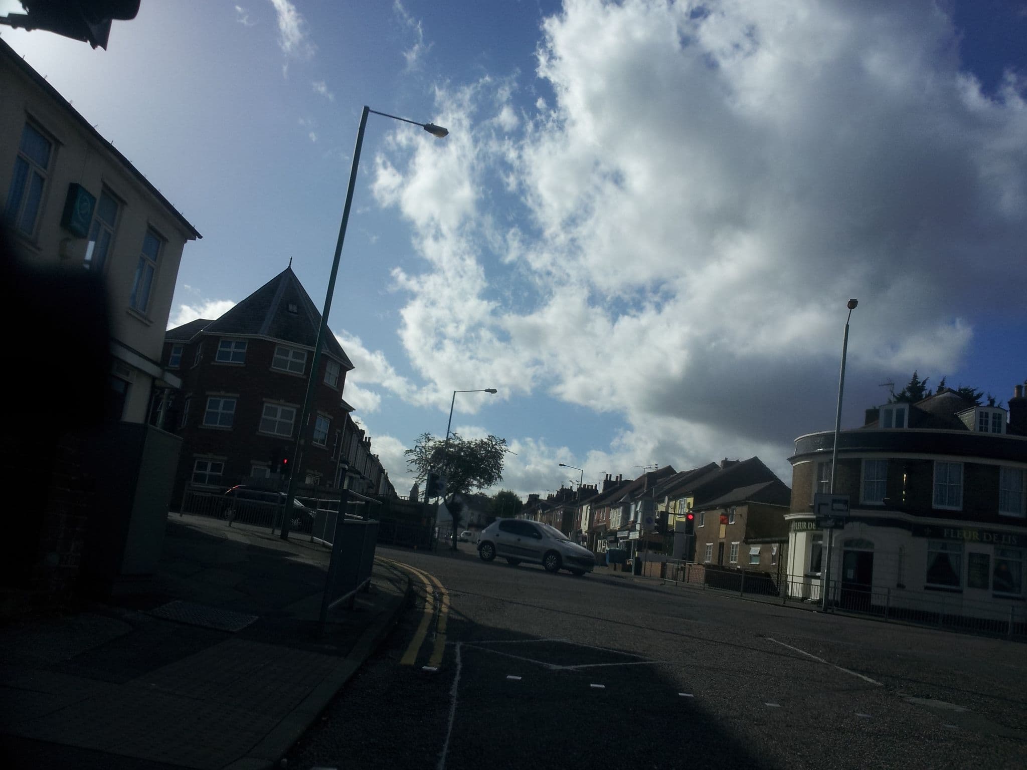 Street view near Gillingham Lodge, Gillingham — © paulbiv (CC BY-SA · Mapillary)