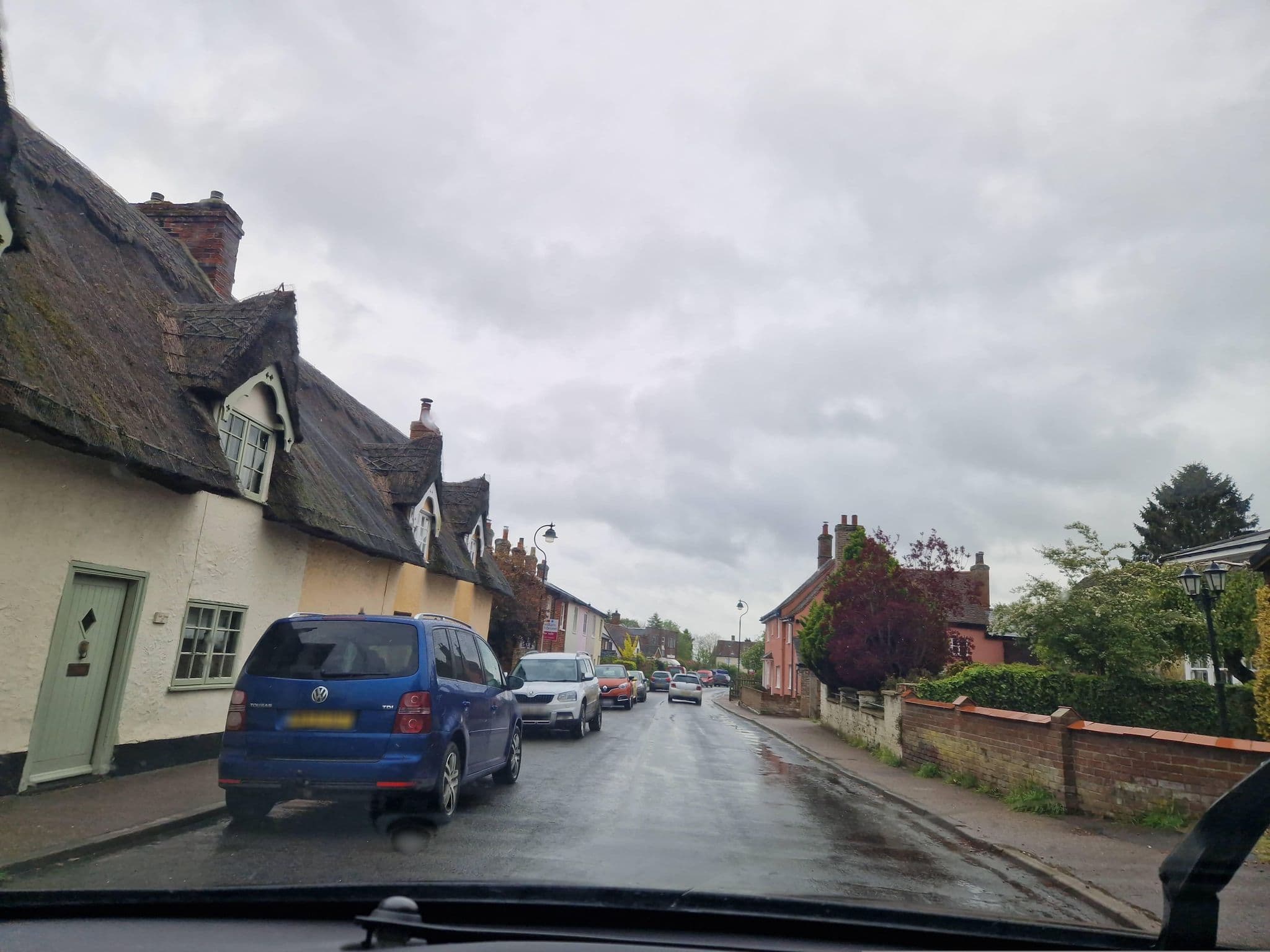 Street view near Greyhound Cottage, Glemsford — © edloach (CC BY-SA · Mapillary)