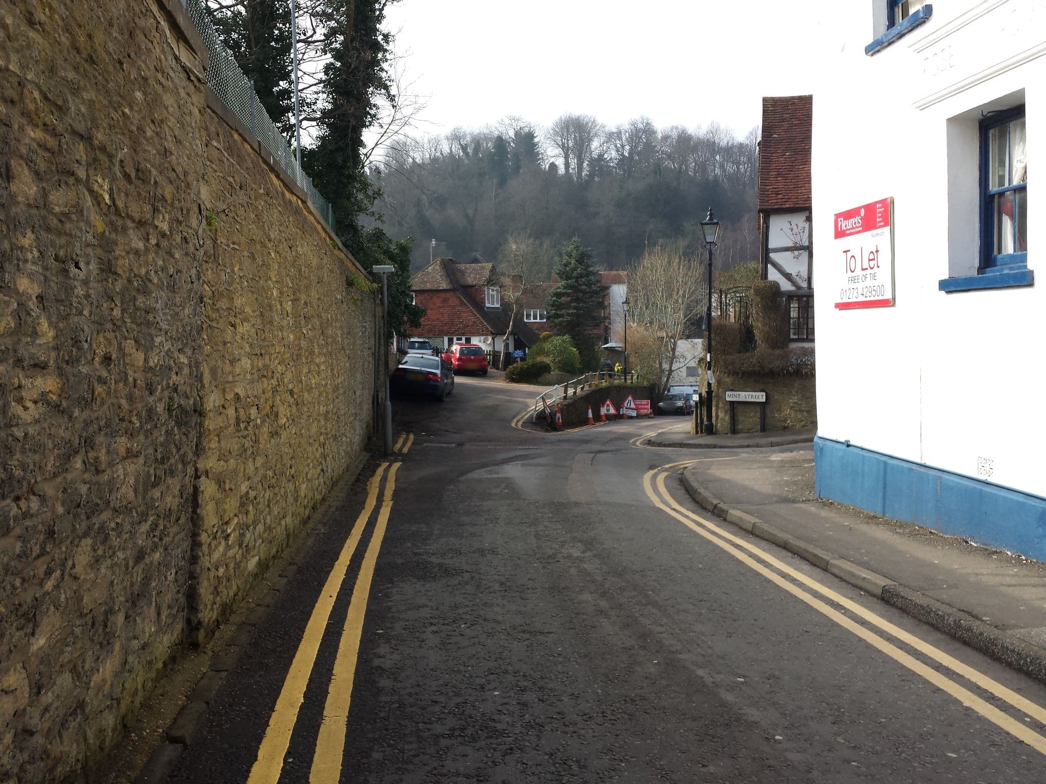 Street view near The Rose & Crown Bar, Godalming — © sterylmreep (CC BY-SA · Mapillary)