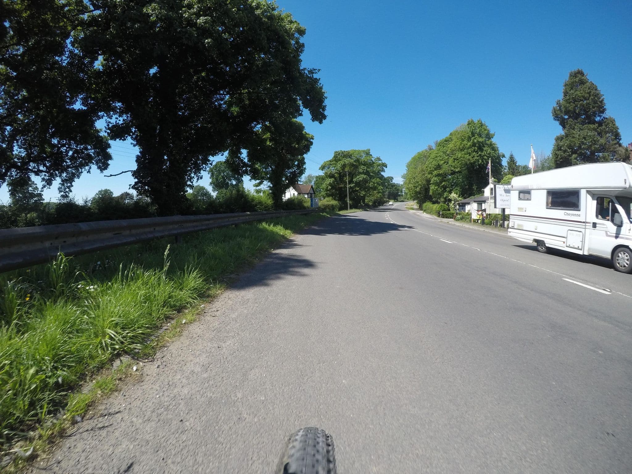 Street view near The Vicarage Cheshire, Holmes Chapel — © mfk (CC BY-SA · Mapillary)
