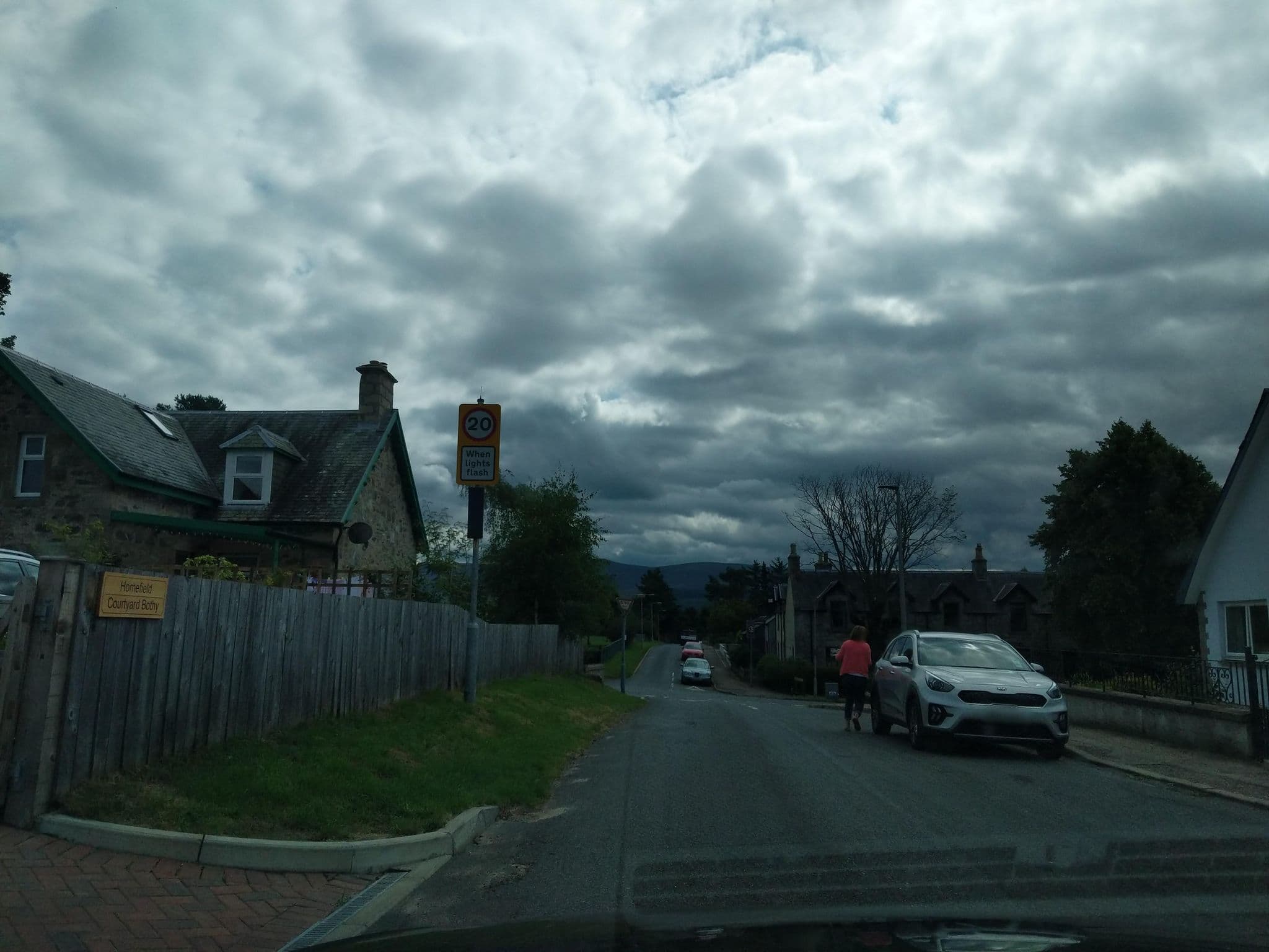 Street view near Courtyard Bothy, Grantown on Spey — © ccbb7766 (CC BY-SA · Mapillary)