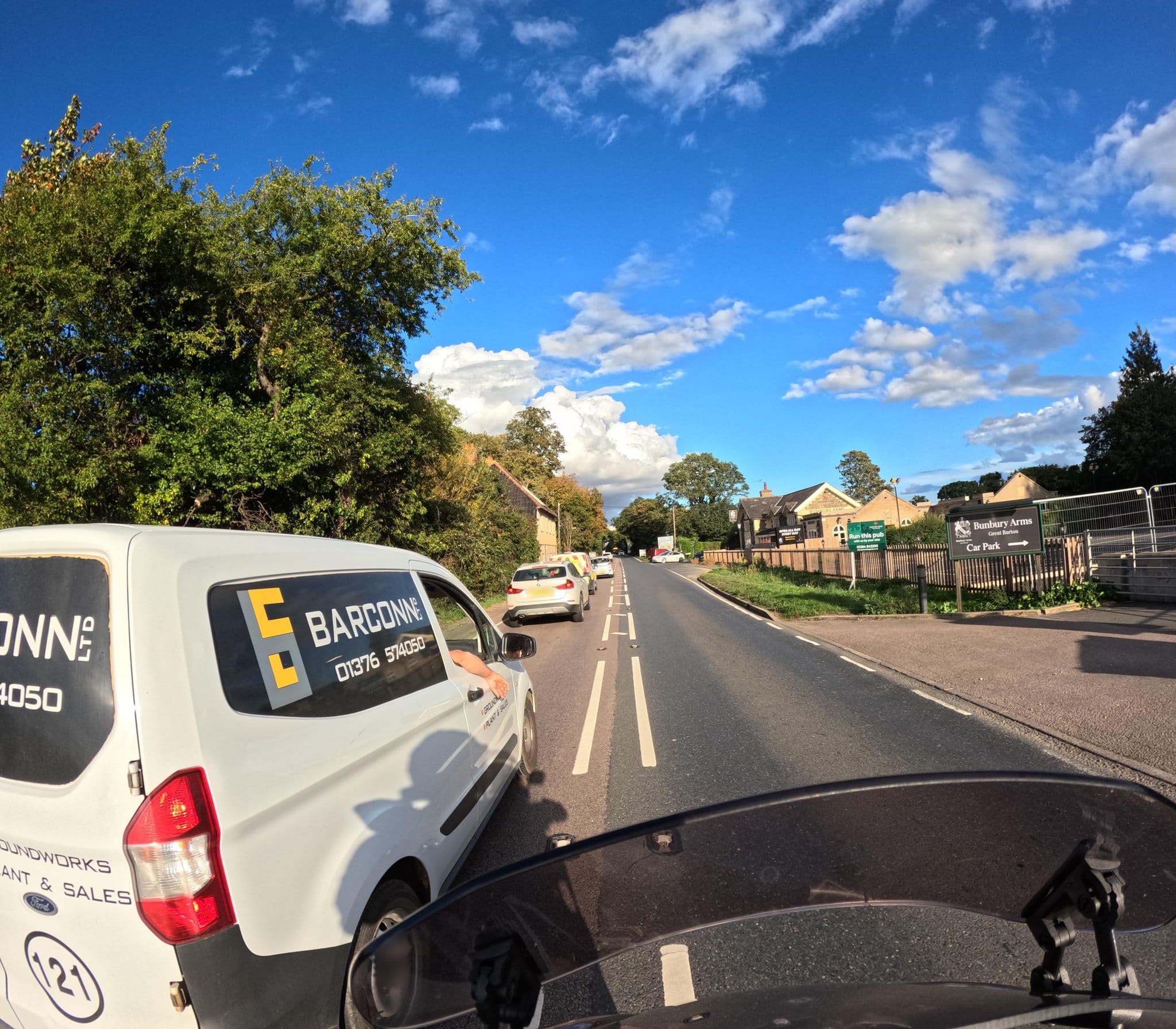 Street view near Tollgate Lodge, Great Barton — © wasd42 (CC BY-SA · Mapillary)