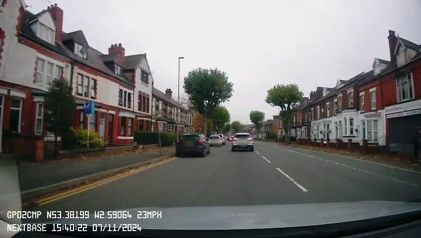 Street view near Laburnum Guest House, Warrington — © mapillarygelec (CC BY-SA · Mapillary)
