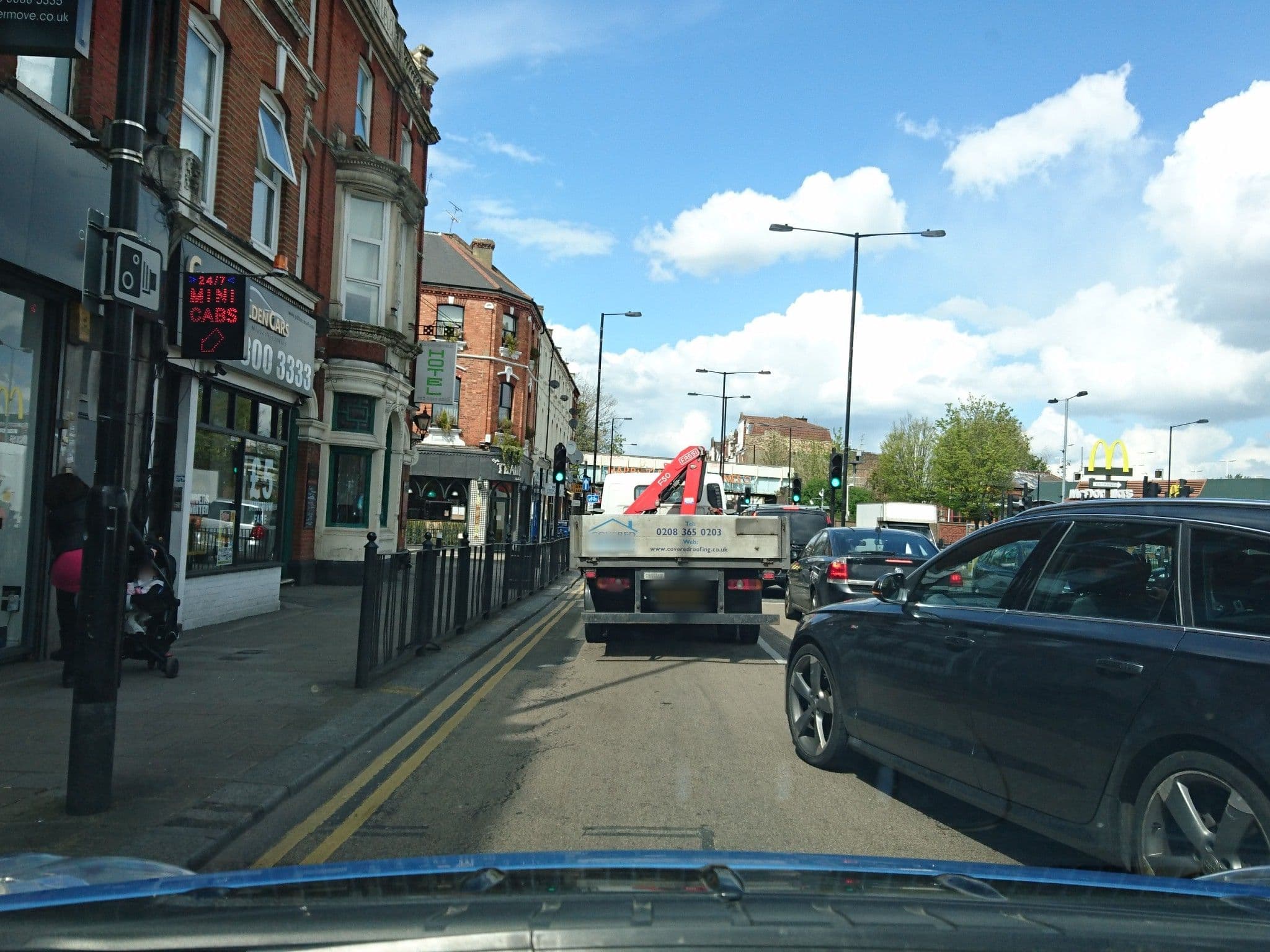 Street view near Beaconsfield Hotel - Double Room, Harringay — © zymurgic (CC BY-SA · Mapillary)
