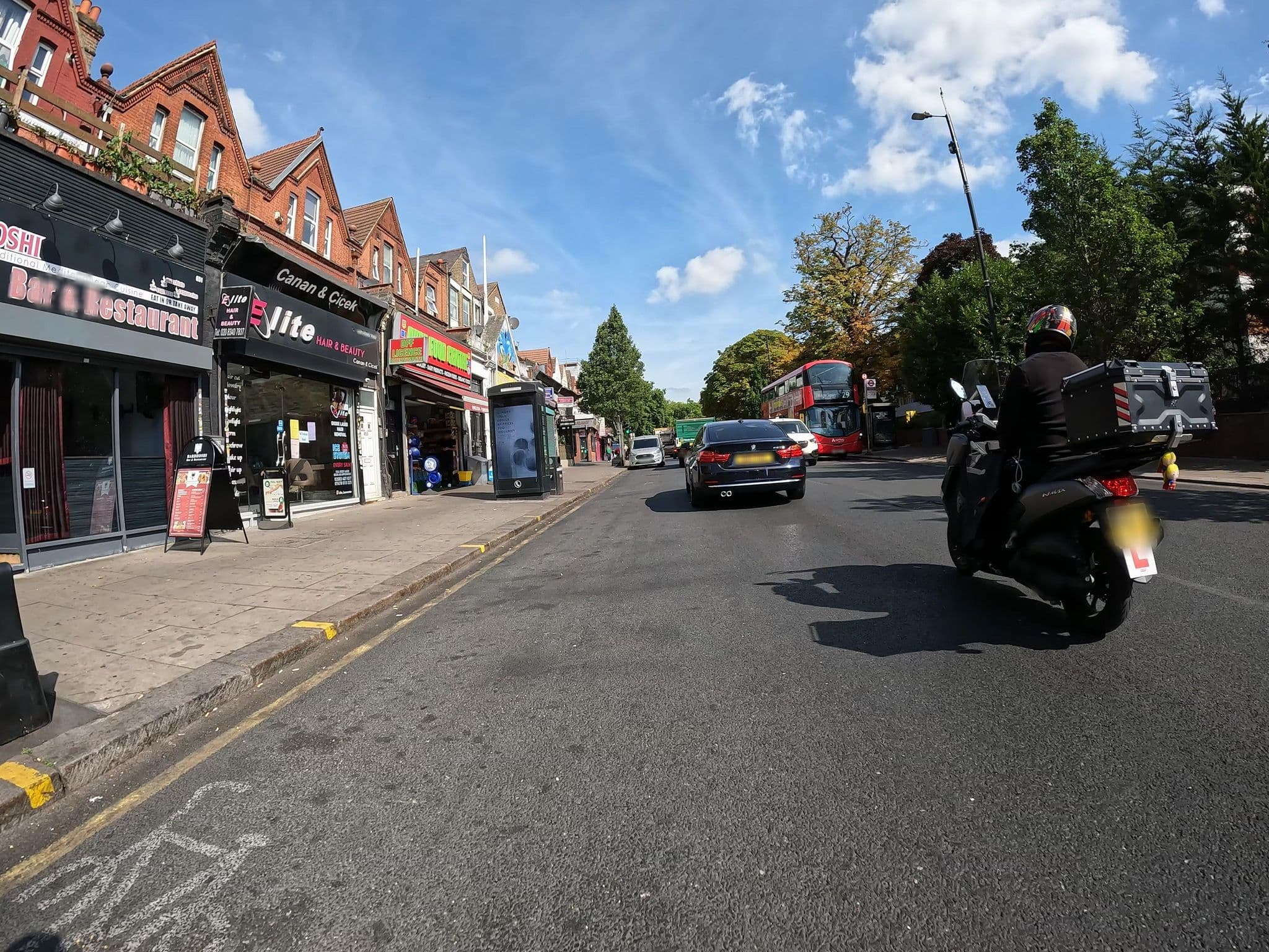 Street view near London Academy of Business Studies and Hotel Management, Harringay — © erias (CC BY-SA · Mapillary)