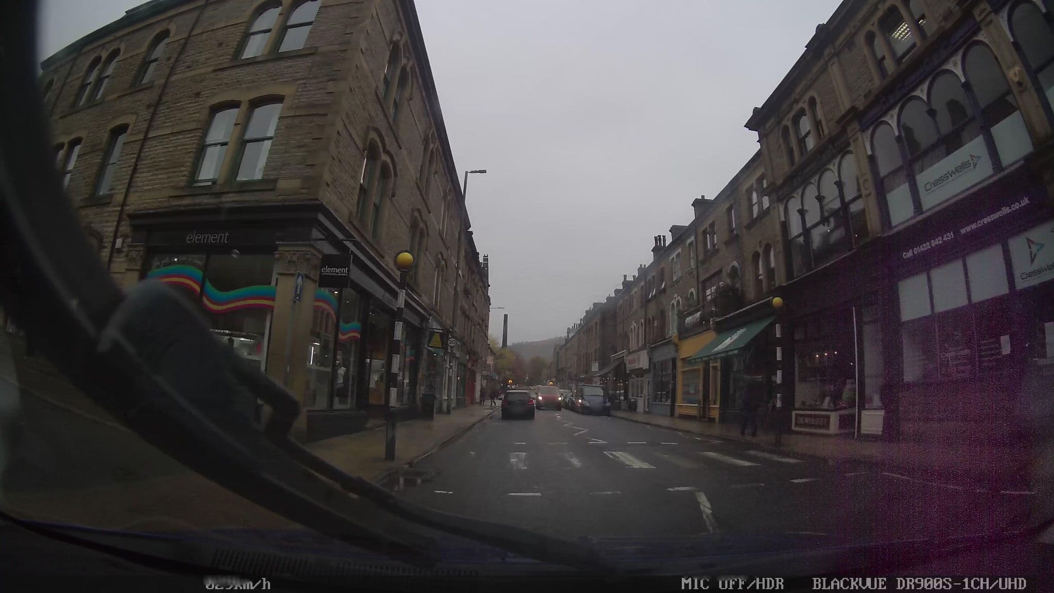 Street view near Garnett Bed & Breakfast, Hebden Bridge — © humez (CC BY-SA · Mapillary)