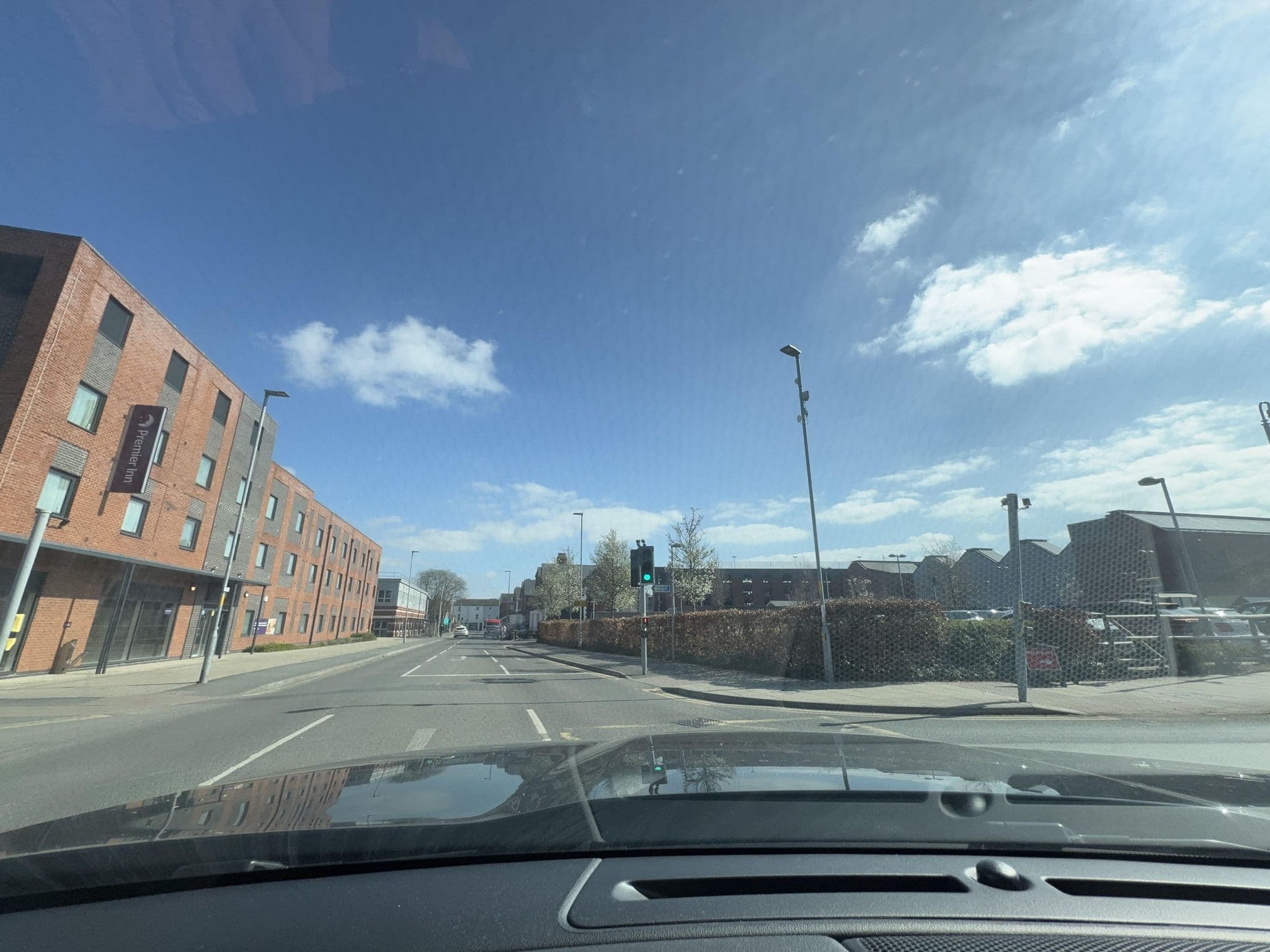 Street view near Premier Inn Hereford City Centre (Old Market) hotel, Hereford — © laye (CC BY-SA · Mapillary)