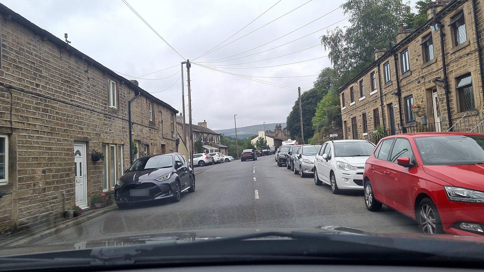 Street view near Corn Loft House, Holmfirth — © mappo2 (CC BY-SA · Mapillary)