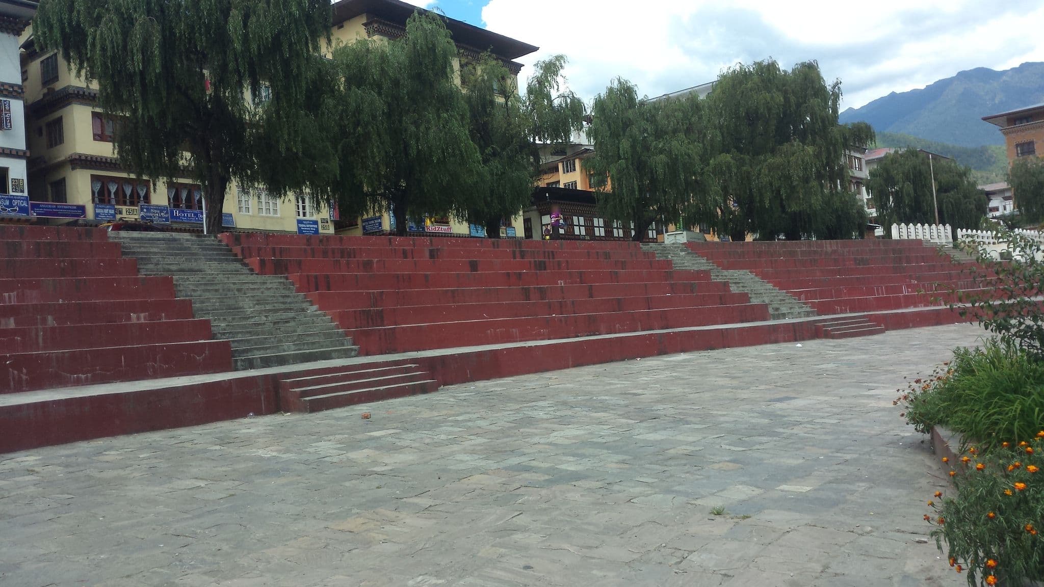 Street view near Druk Hotel, Thimphu