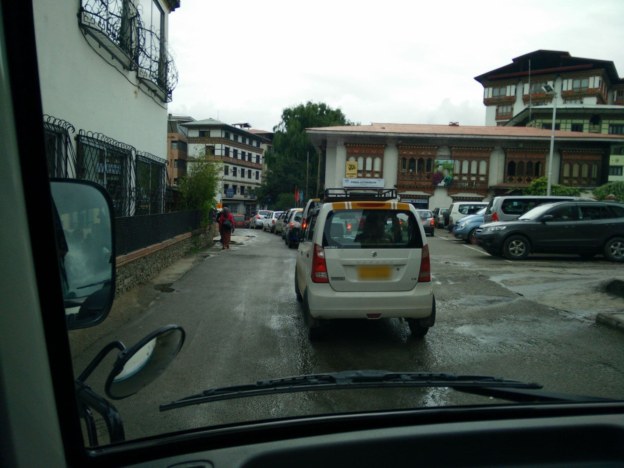 Street view near Peling Hotel, Thimphu