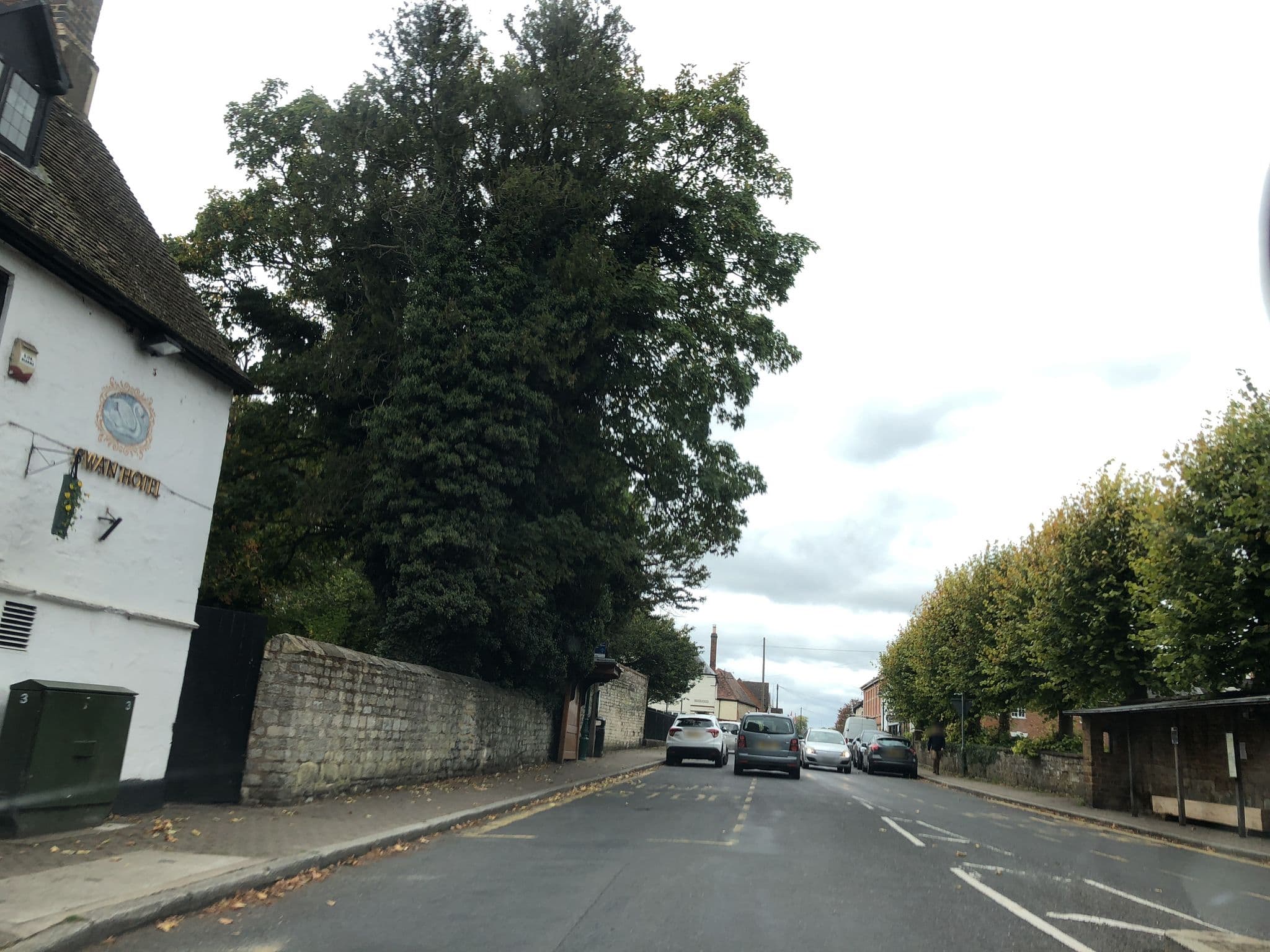 Street view near TWSK | The White Swan | Kineton, Kineton — © laye (CC BY-SA · Mapillary)