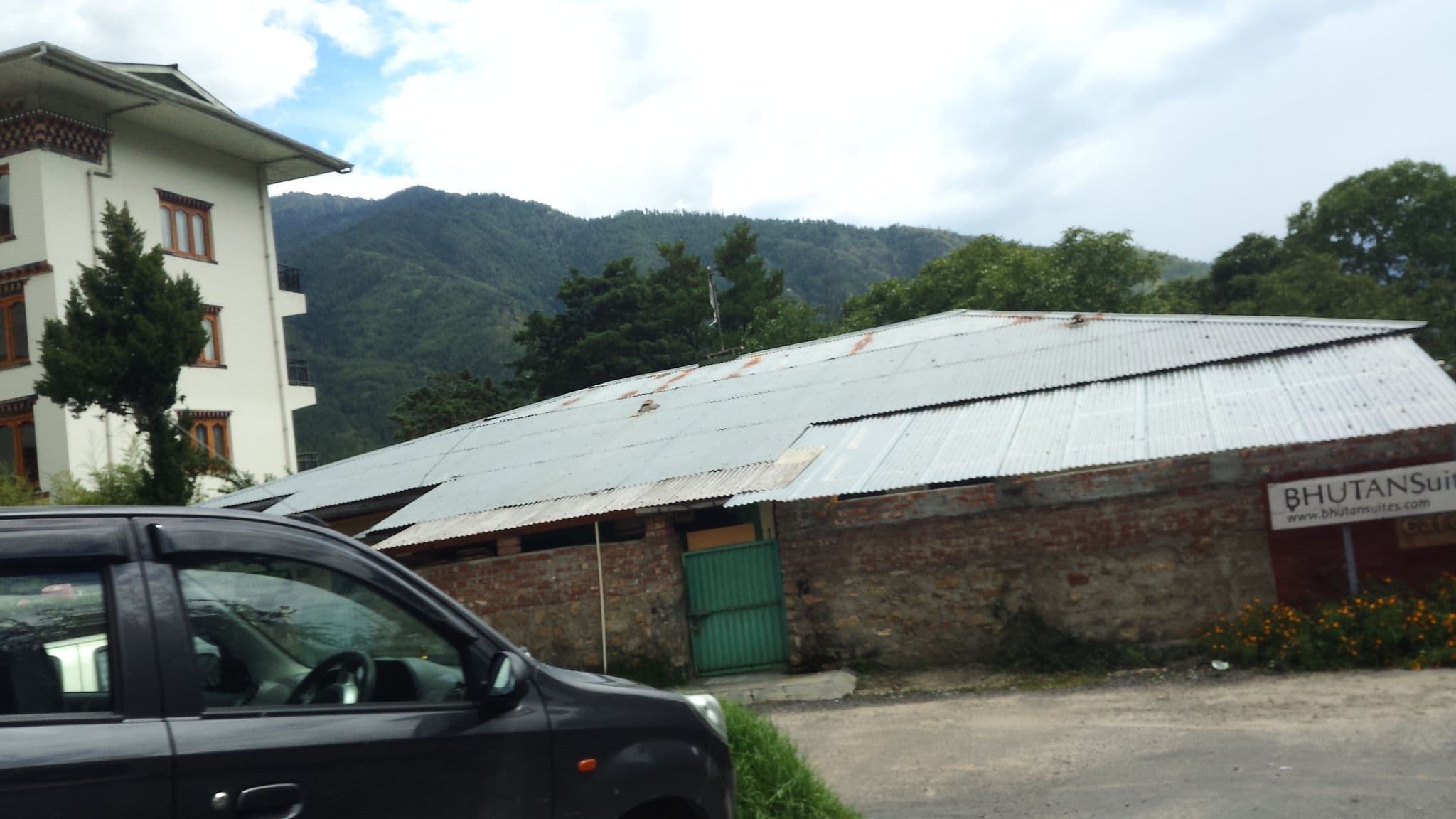 Street view near Bhutan Suites, Thimphu