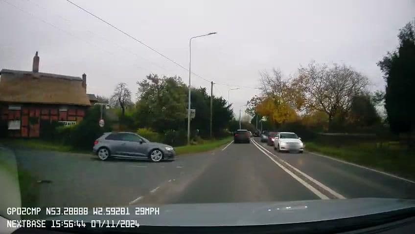 Street view near The Hollybush, Weaverham — © mapillarygelec (CC BY-SA · Mapillary)