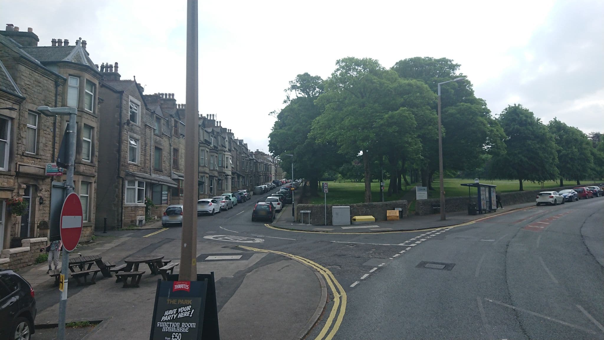 Street view near The Park Hotel, Lancaster — © skifans (CC BY-SA · Mapillary)