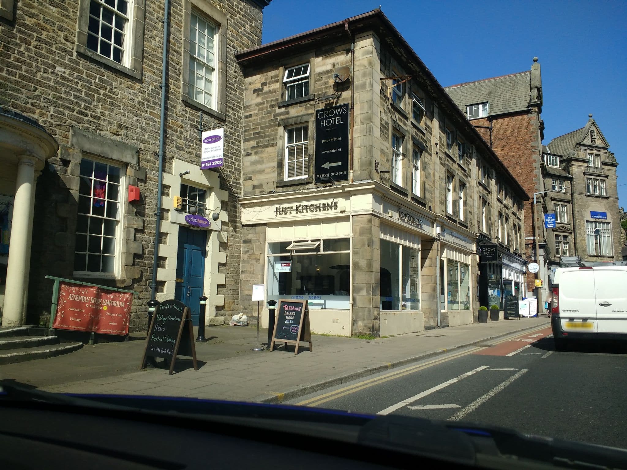 Street view near King Street Serviced Apartments, Lancaster — © blind_leader (CC BY-SA · Mapillary)