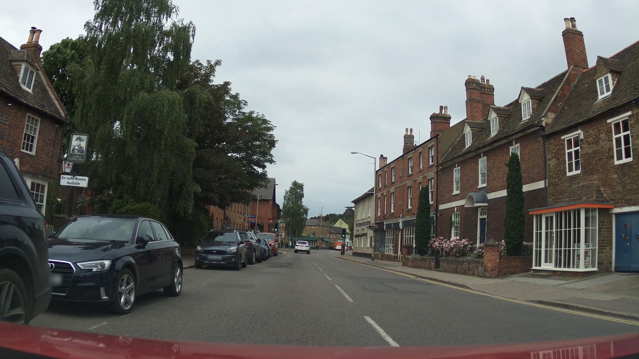 Street view near The Admiral Hornblower, Oakham — © southglos (CC BY-SA · Mapillary)