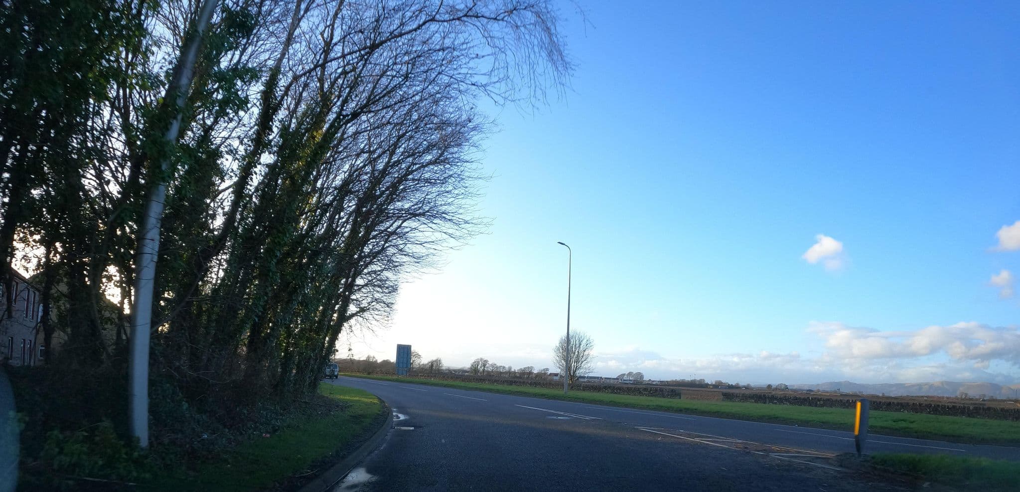 Street view near Ochil Apartment, Stenhousemuir — © hobgoblin (CC BY-SA · Mapillary)