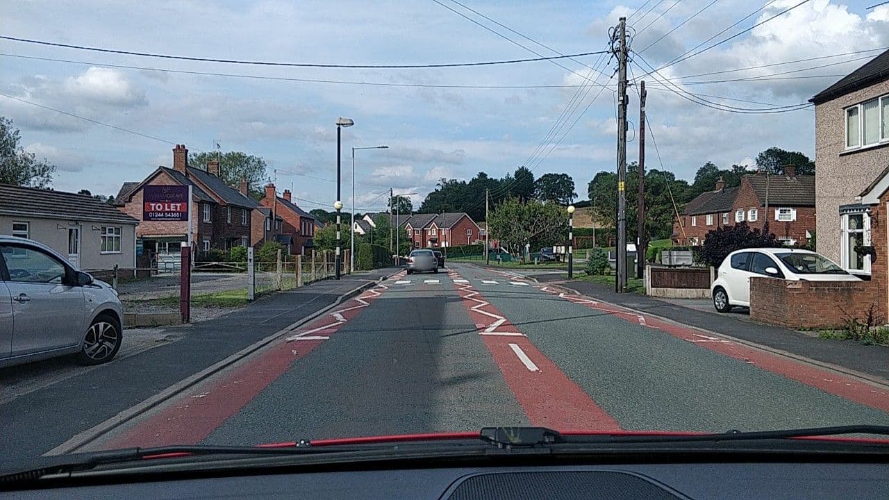 Street view near Voelas Cottage Annexe - Entire Place, Leeswood — © davidsong (CC BY-SA · Mapillary)