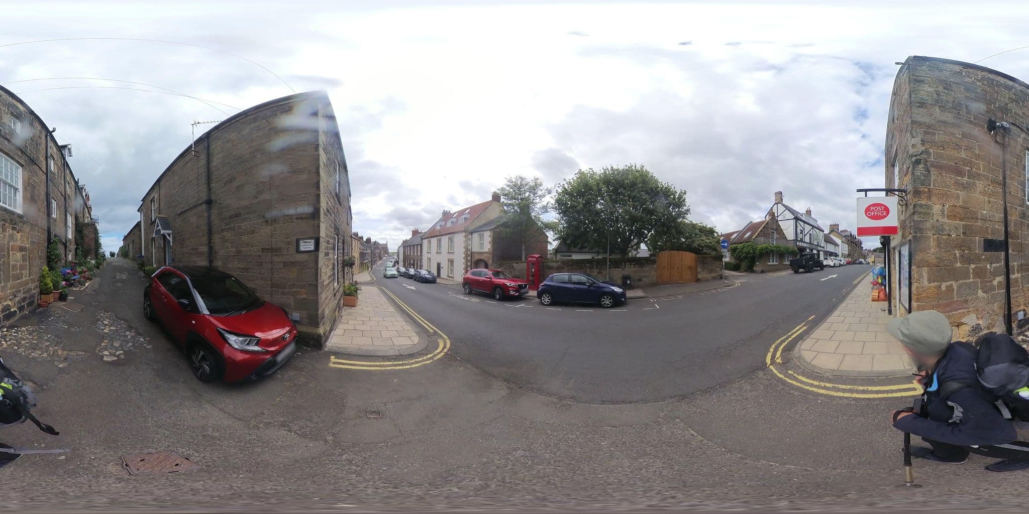 Street view near The Red Lion Inn, Alnmouth, Lesbury — © Chris108 (CC BY-SA · Mapillary)