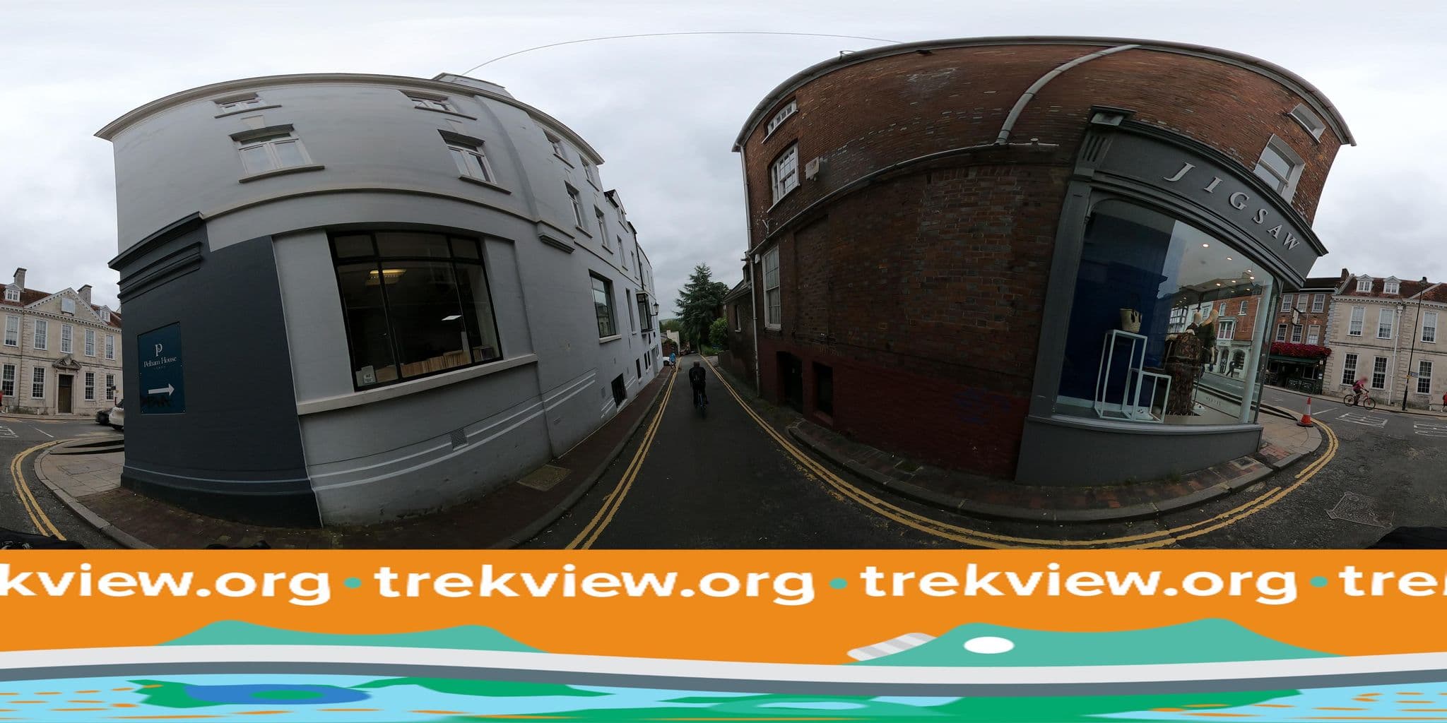 Street view near The White Hart, A Heartwood Inn, Lewes — © trekviewed (CC BY-SA · Mapillary)