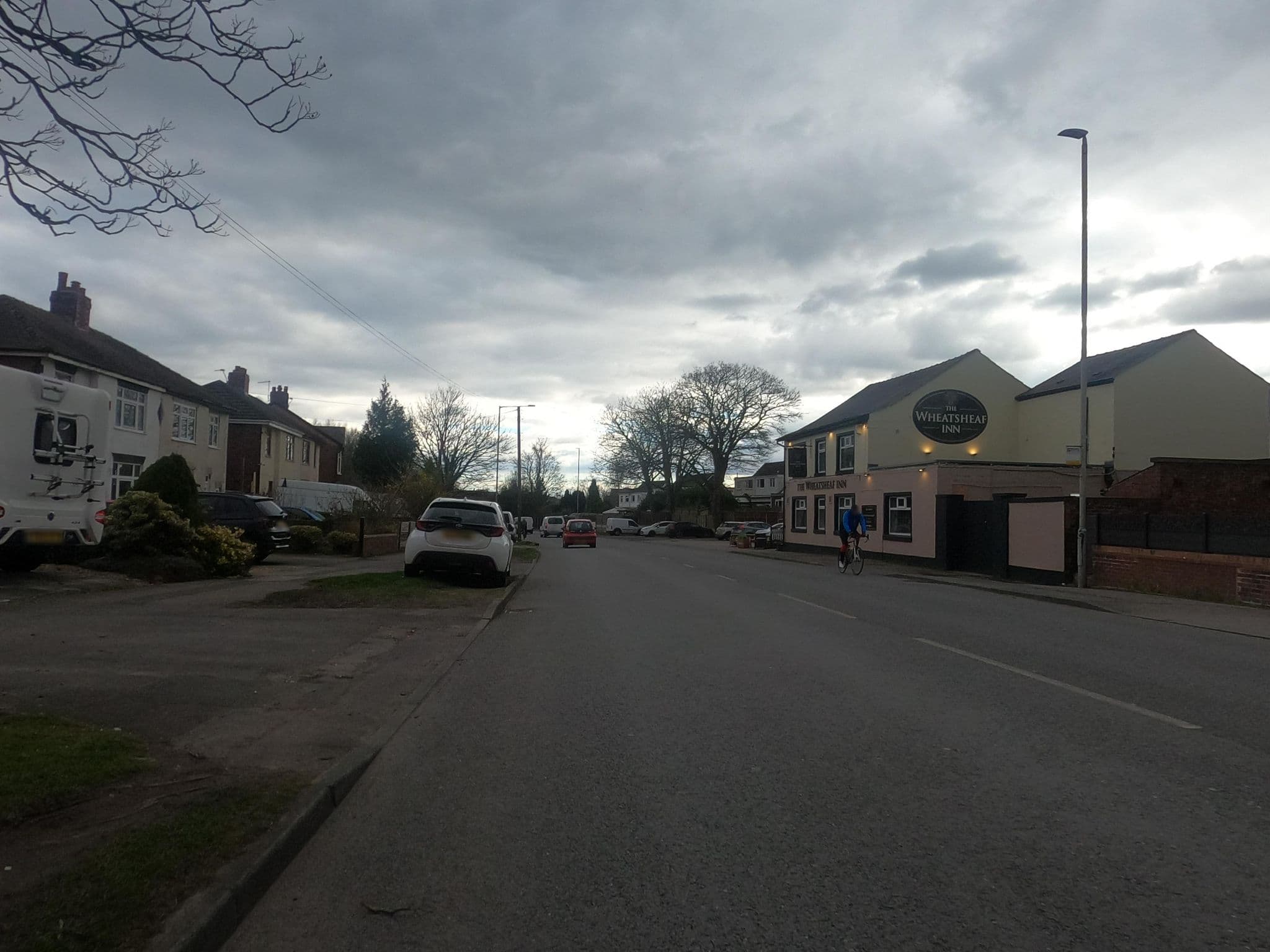 Street view near Wheatsheaf Hotel, Leyland — © tonys999 (CC BY-SA · Mapillary)