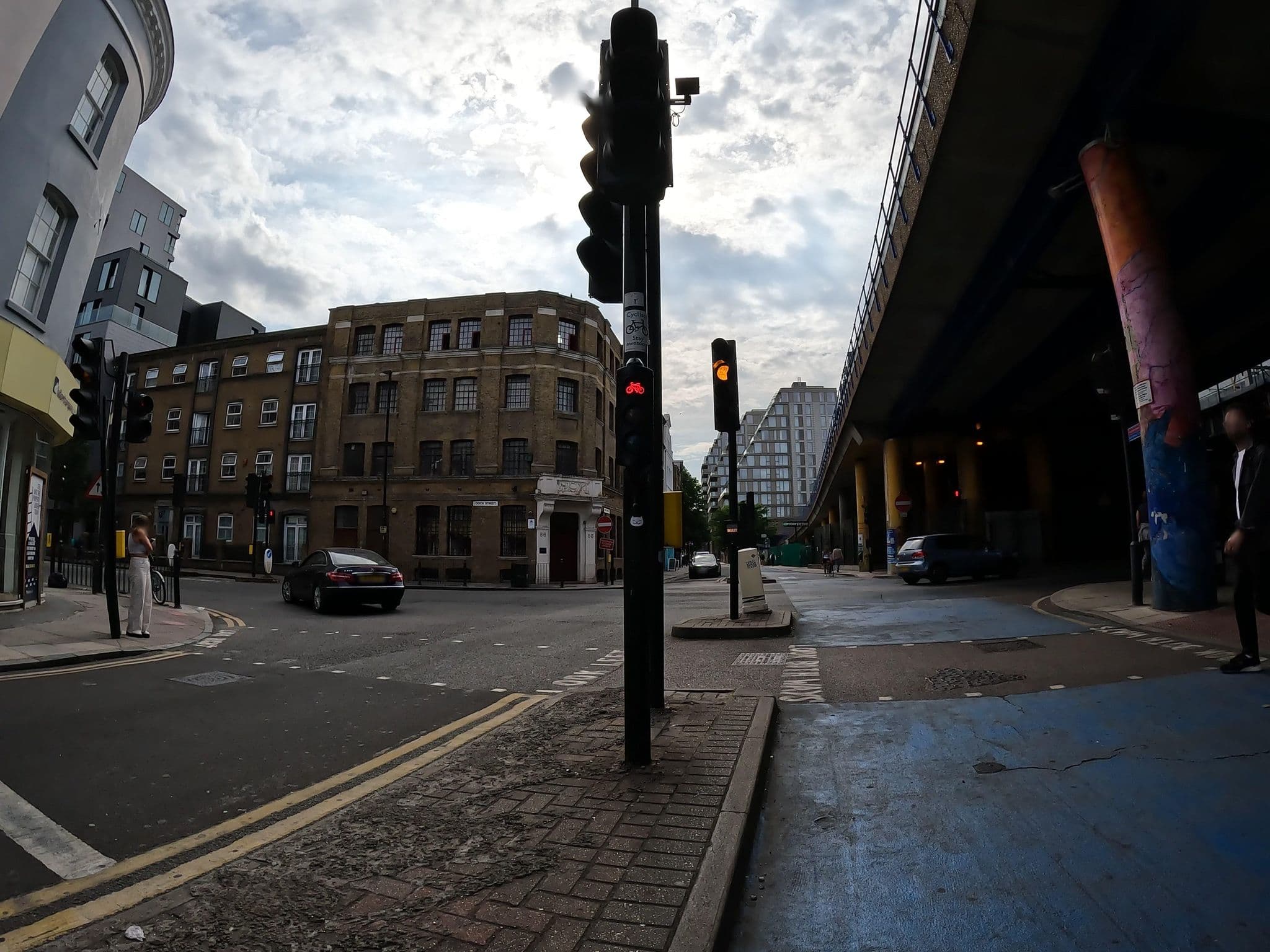 Street view near Wombat's City Hostel London, Whitechapel — © erias (CC BY-SA · Mapillary)