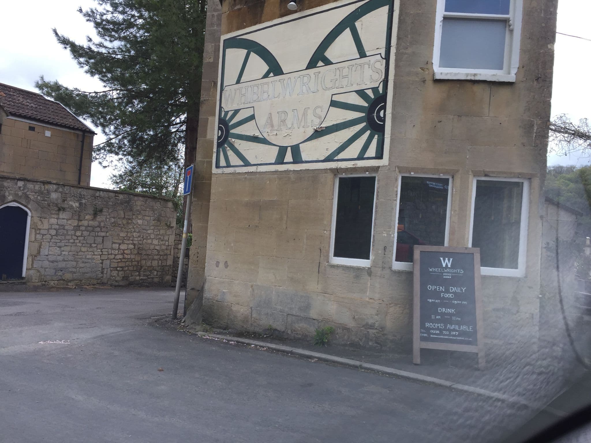 Street view near Wheelwrights Arms Country Inn & Pub, Limpley Stoke — © southglos2 (CC BY-SA · Mapillary)