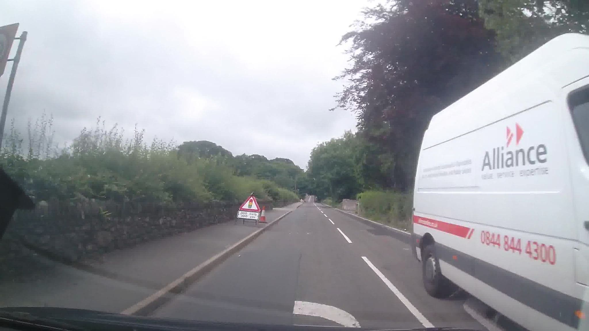 Street view near Small home in Llanfairpwll - Entire Place, Llanfairpwllgwyngyll — © trigpoint (CC BY-SA · Mapillary)