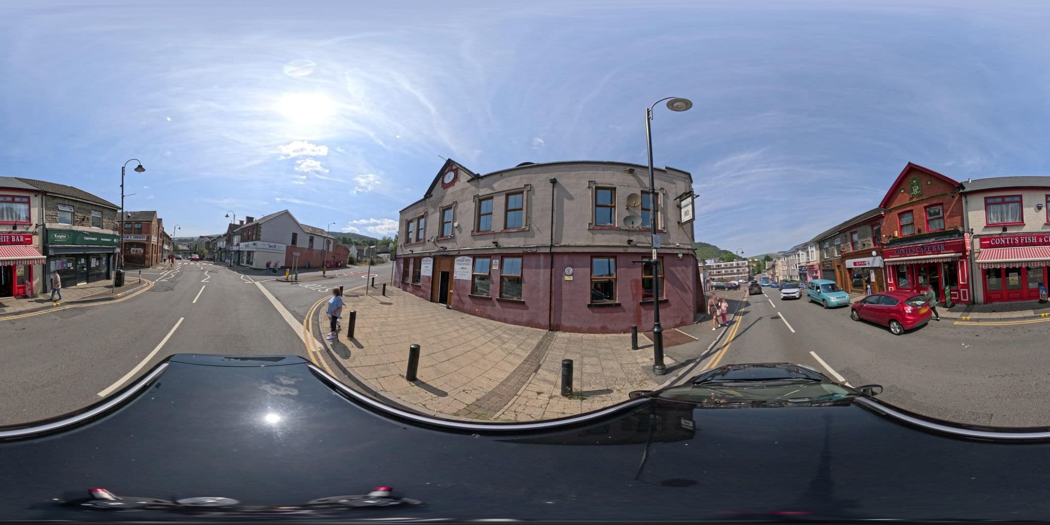 Street view near The Pandy Inn, Tonypandy — © MarksMap (CC BY-SA · Mapillary)
