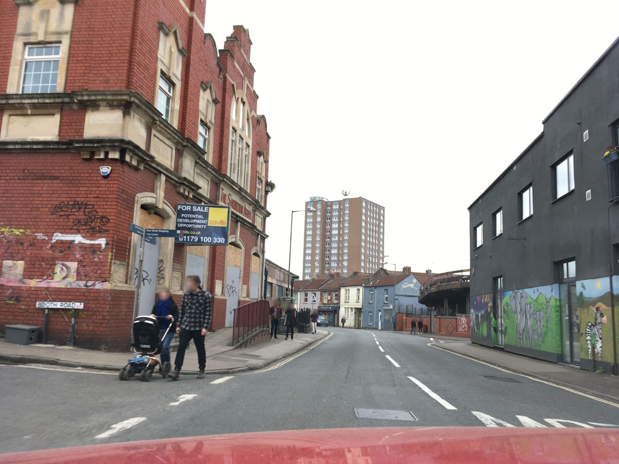 Street view near CoalShed, Bristol