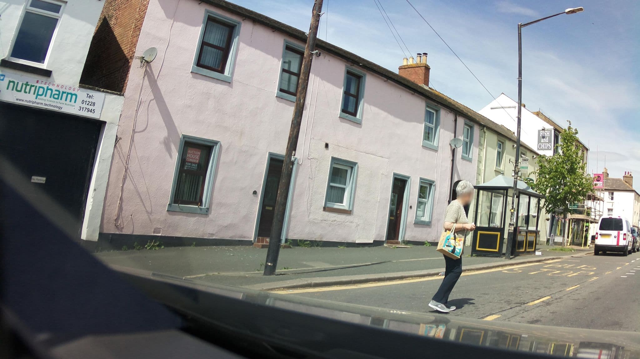 Street view near Graham Arms Hotel, Longtown — © southglos (CC BY-SA · Mapillary)