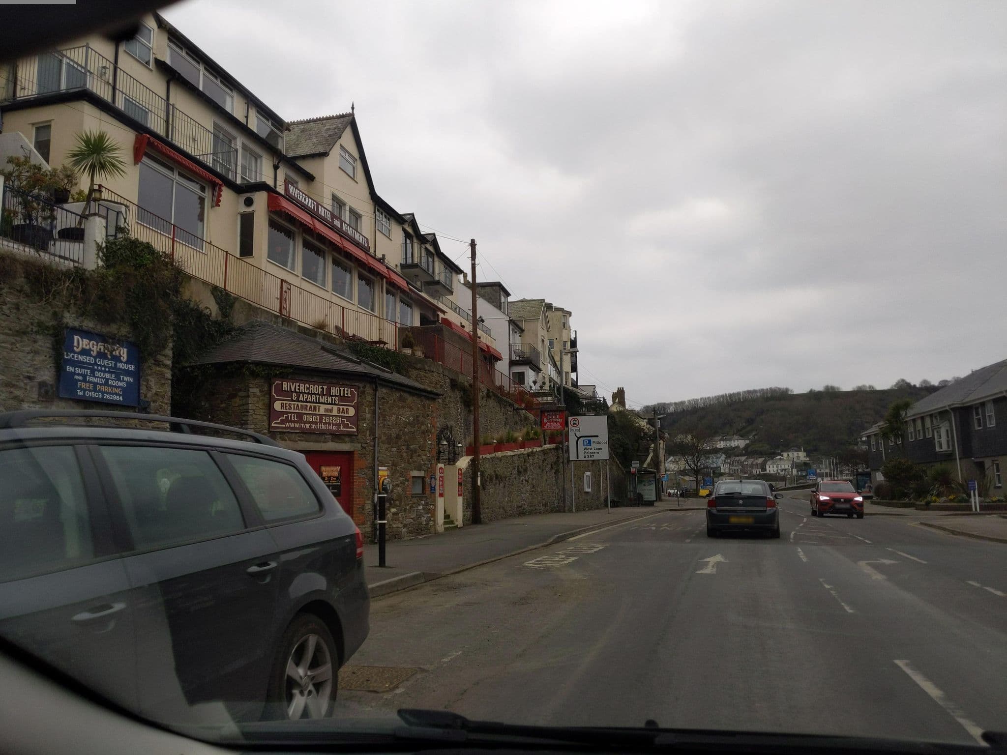 Street view near Dolphin House, Looe — © WaggyDog (CC BY-SA · Mapillary)