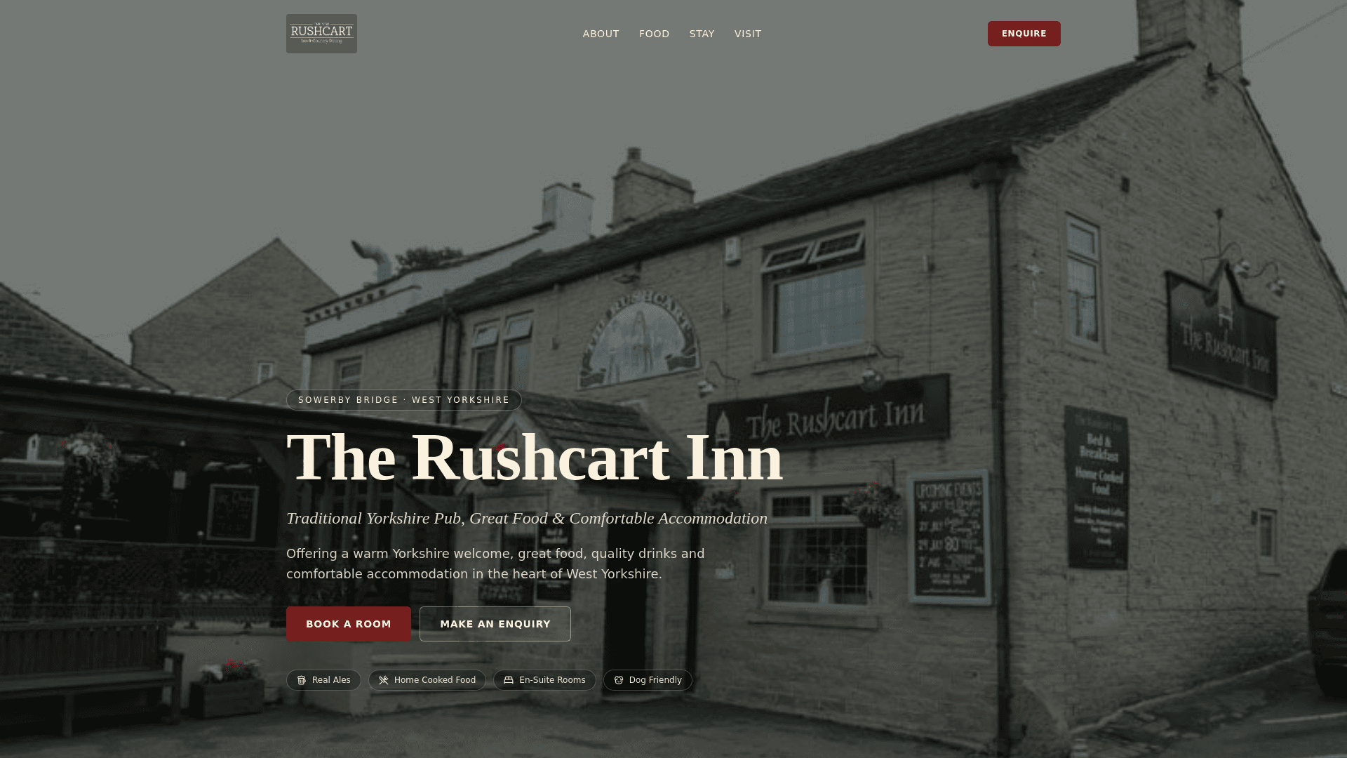 The New Rushcart Inn & Country Dining with B&B, Luddenden Foot