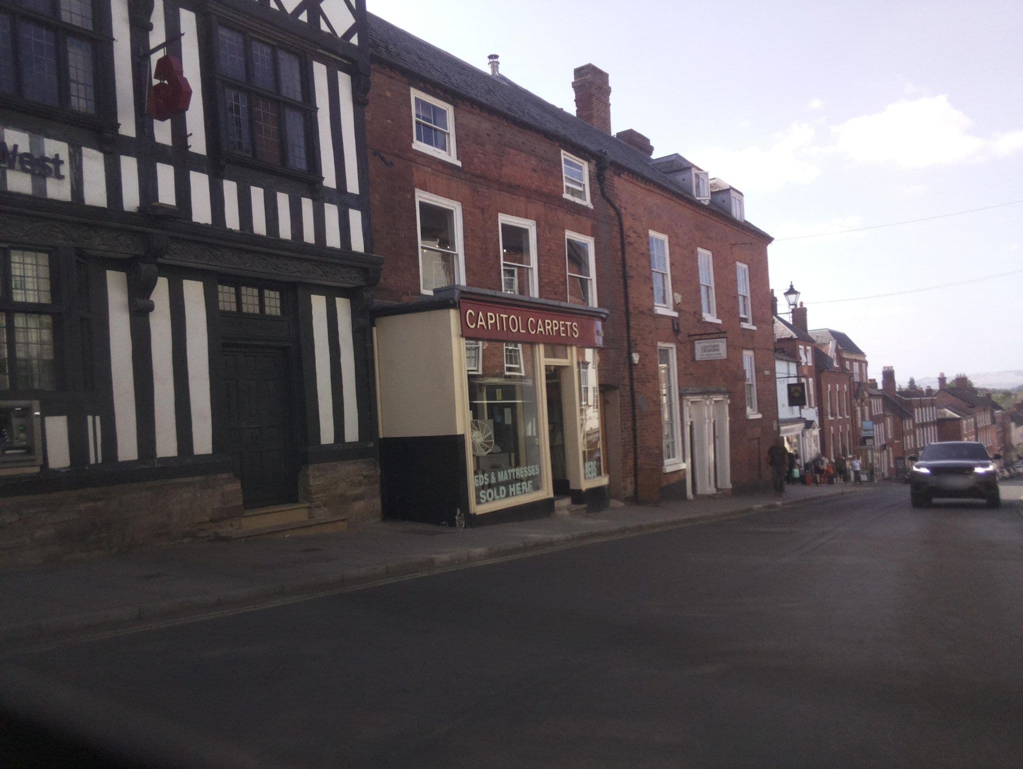 Street view near Bull Hotel, Ludlow — © southglos (CC BY-SA · Mapillary)