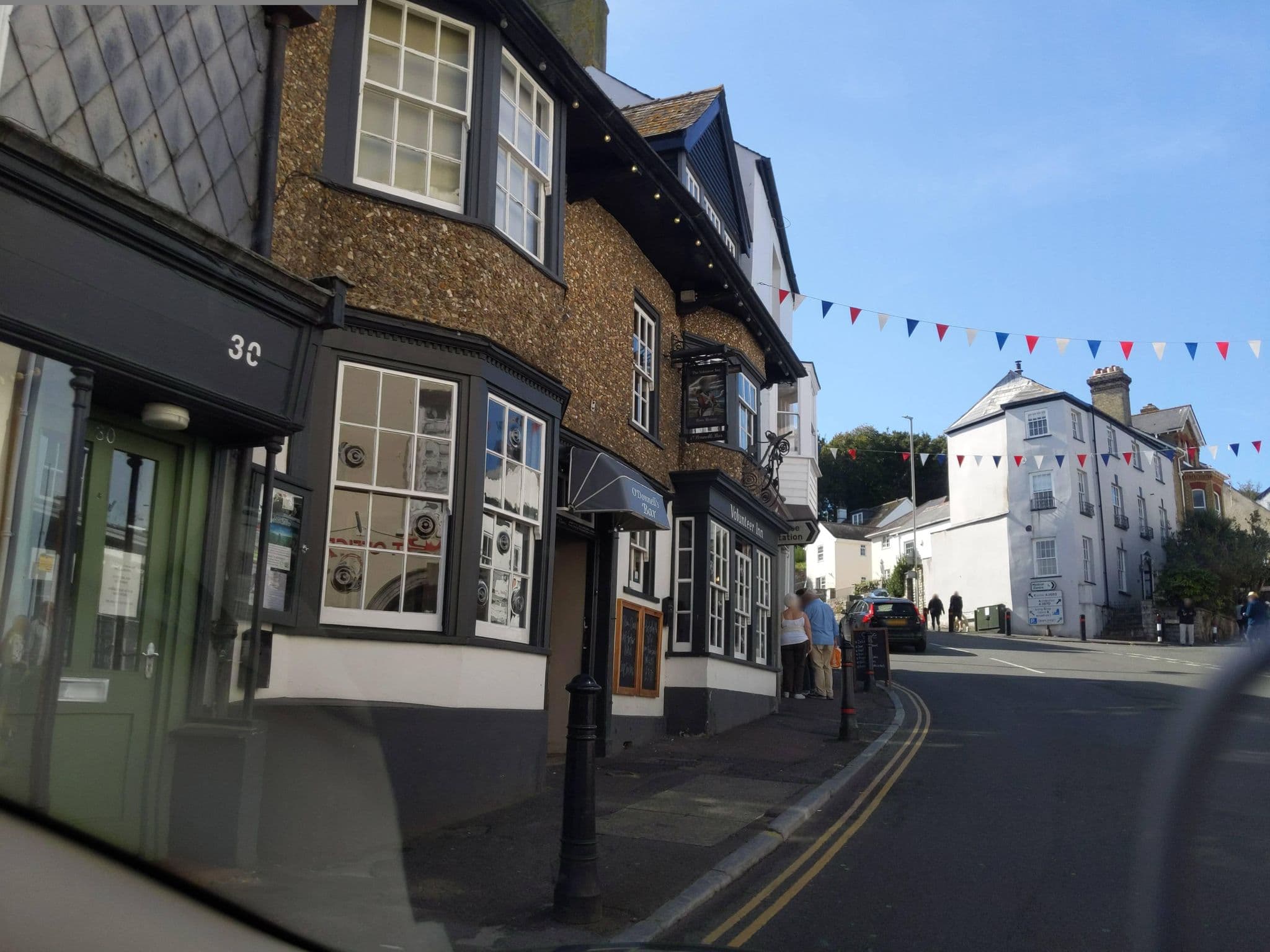 Street view near Room at the Inn, Lyme Regis — © WaggyDog (CC BY-SA · Mapillary)