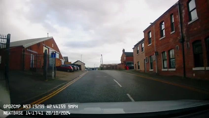 Street view near The Boars Head, Middlewich, Middlewich — © mapillarygelec (CC BY-SA · Mapillary)