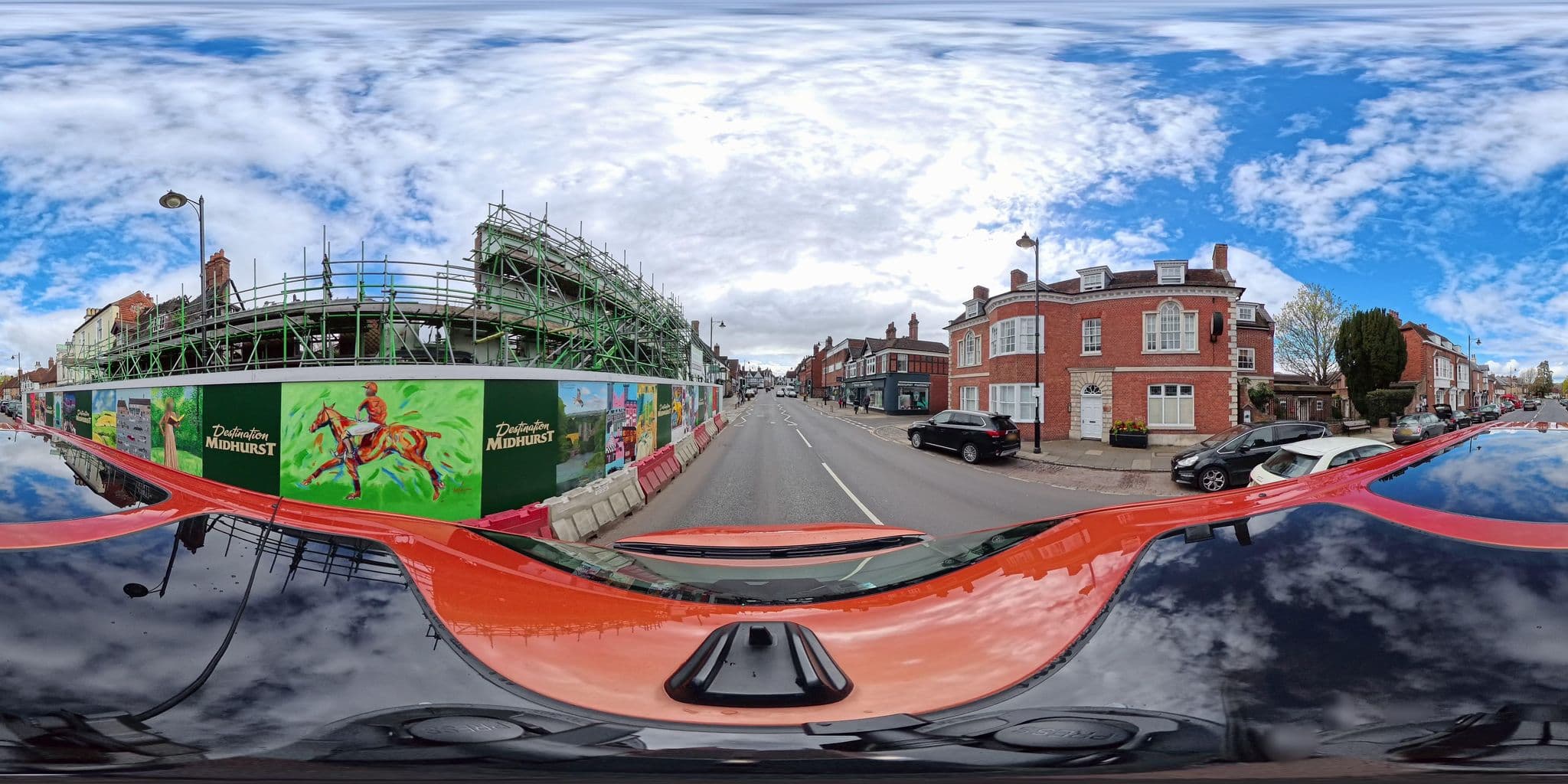 Street view near Pear Tree Cottage Midhurst . Self Contained B&B / Self catering / onsite parking £90/£95 per night, Midhurst — © BlizzardBorn42Car (CC BY-SA · Mapillary)