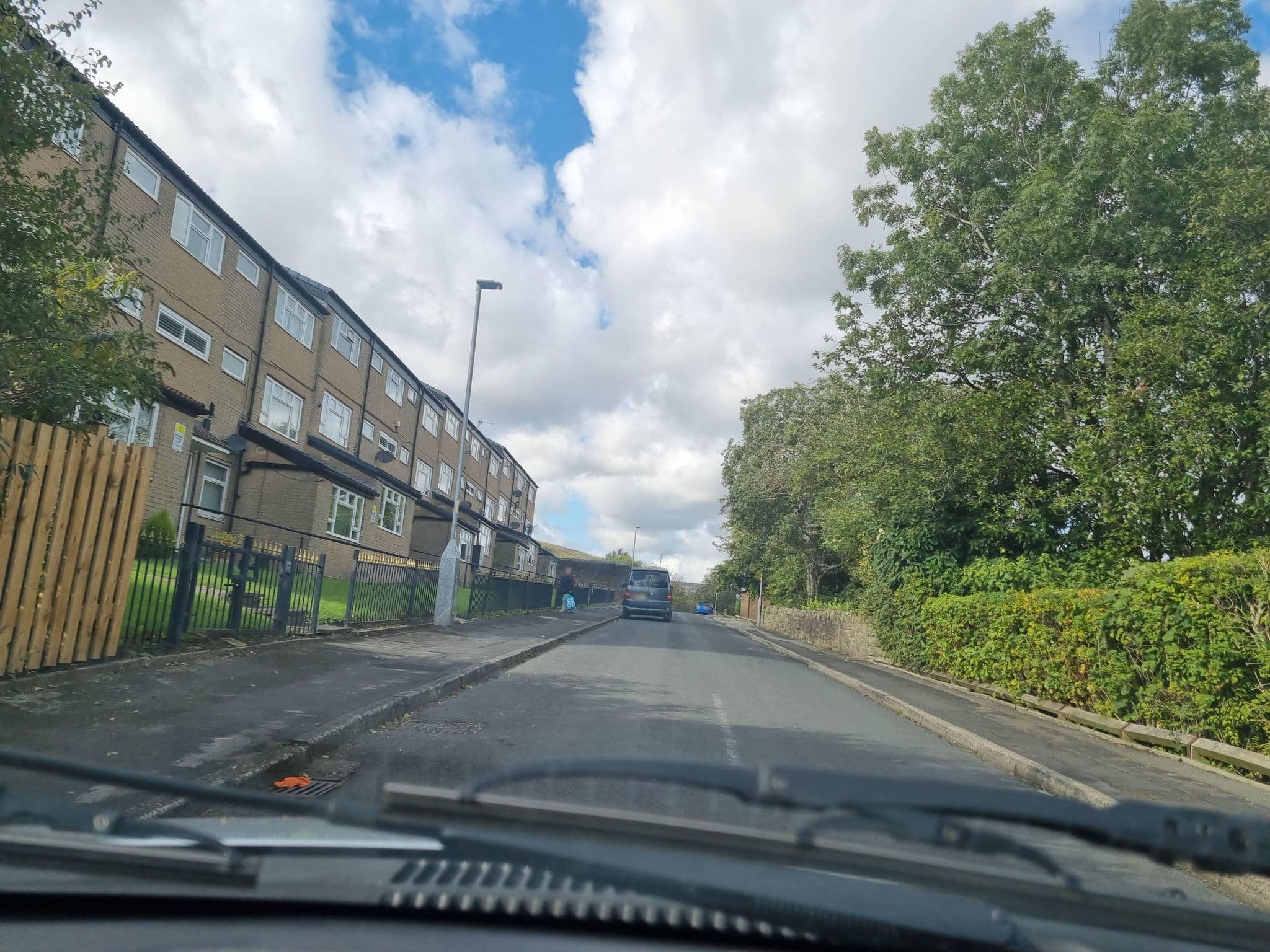 Street view near The Highland Laddie Hotel, Mossley — © mappo2 (CC BY-SA · Mapillary)
