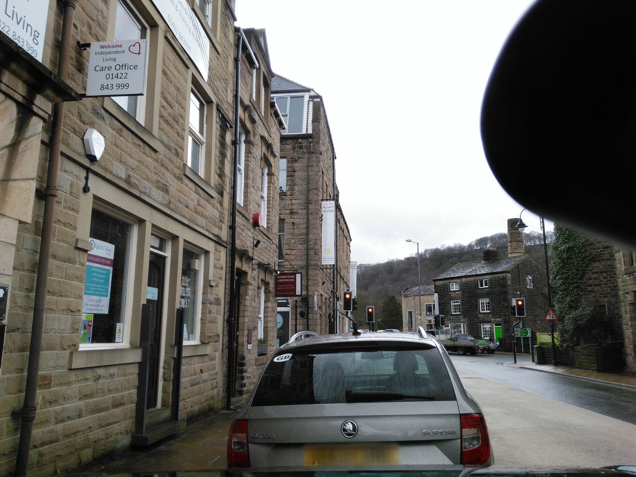 Street view near Halifax - Hotels and Accommodation, Hebden Bridge — © chris_debian (CC BY-SA · Mapillary)